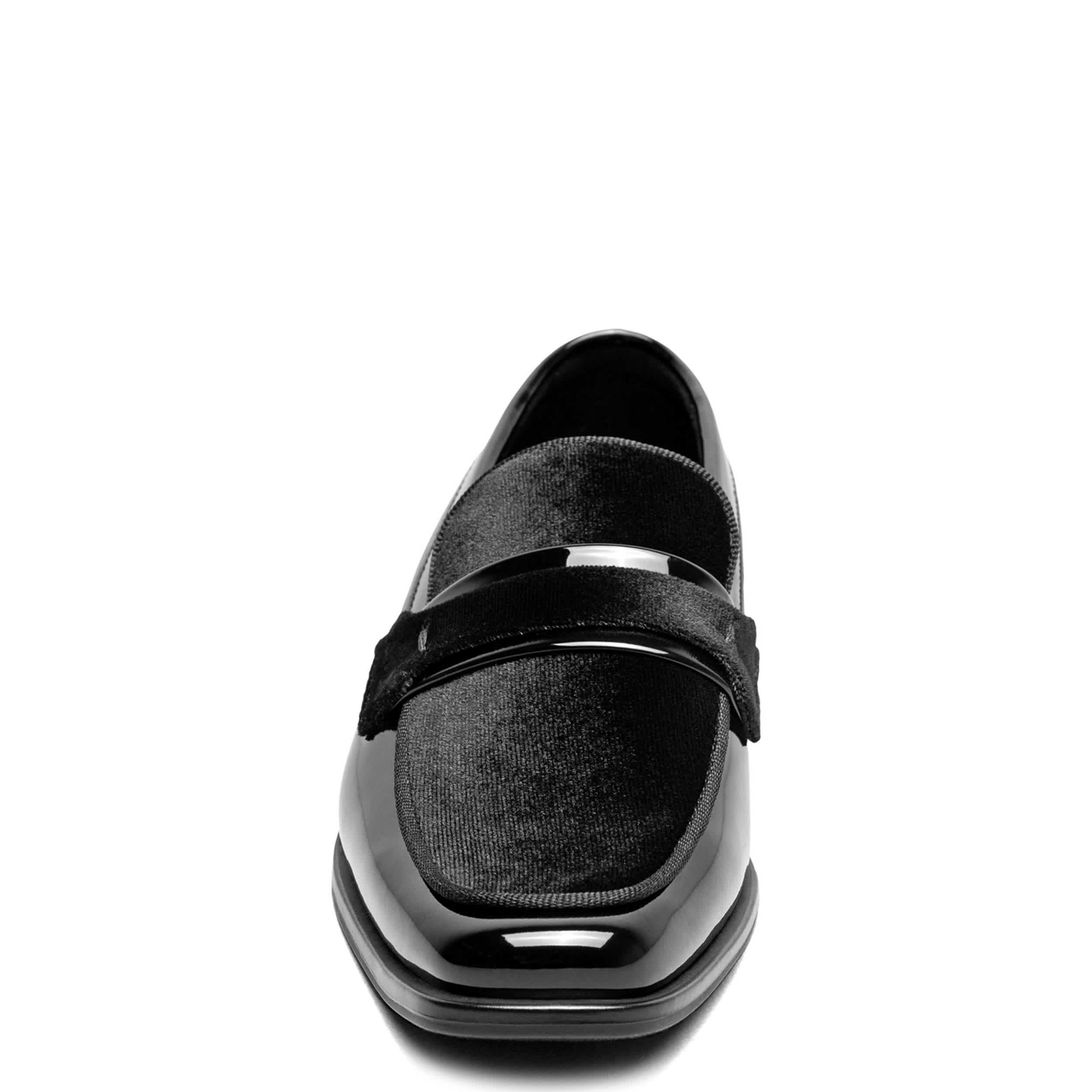 STACY ADAMS-BOYS LITTLE-BIG SPRATLEY DRESS LOAFER-BLACK & 