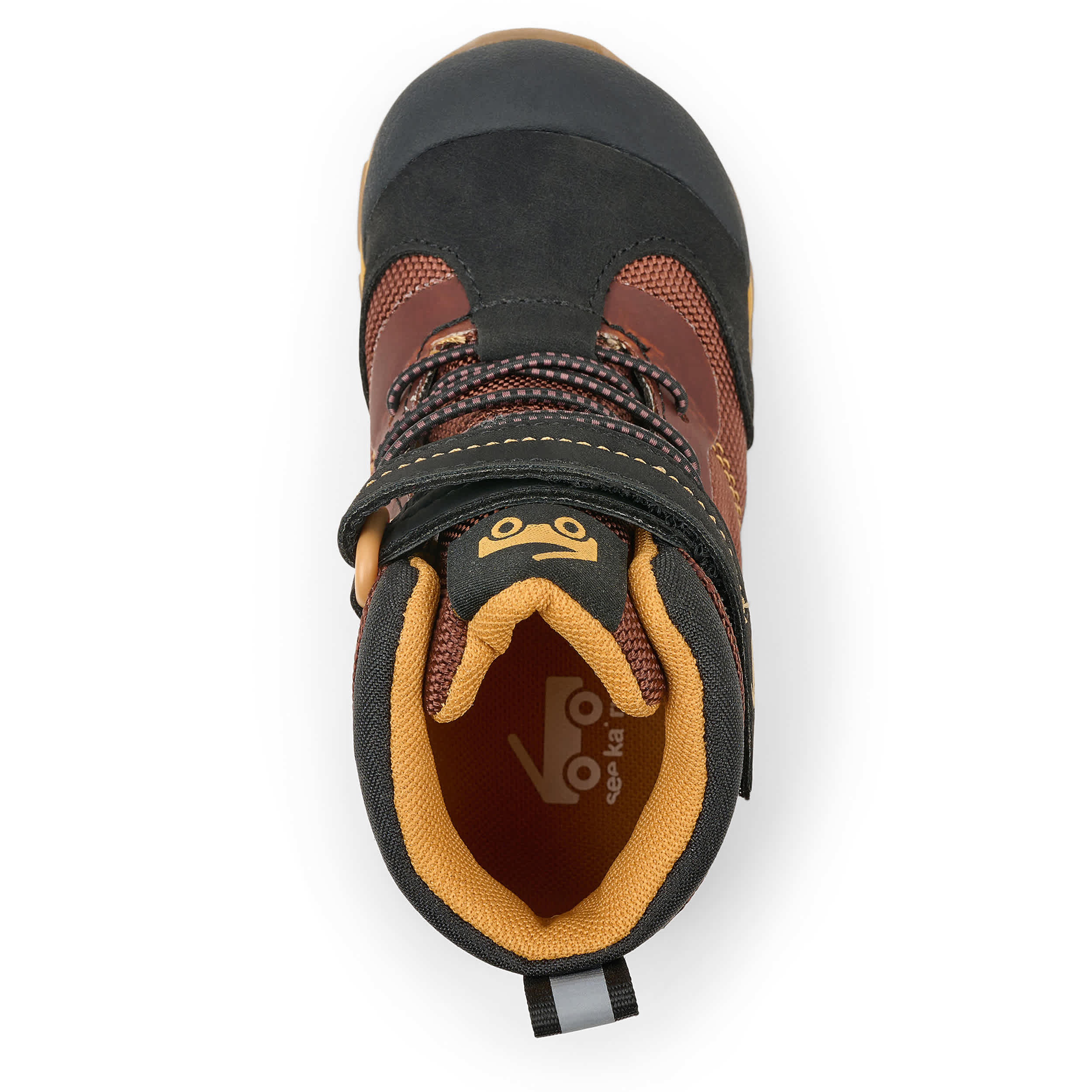 SEE KAI RUN-BOYS TODDLER-LITTLE KID CANYON WP BOOT-BROWN & BLACK