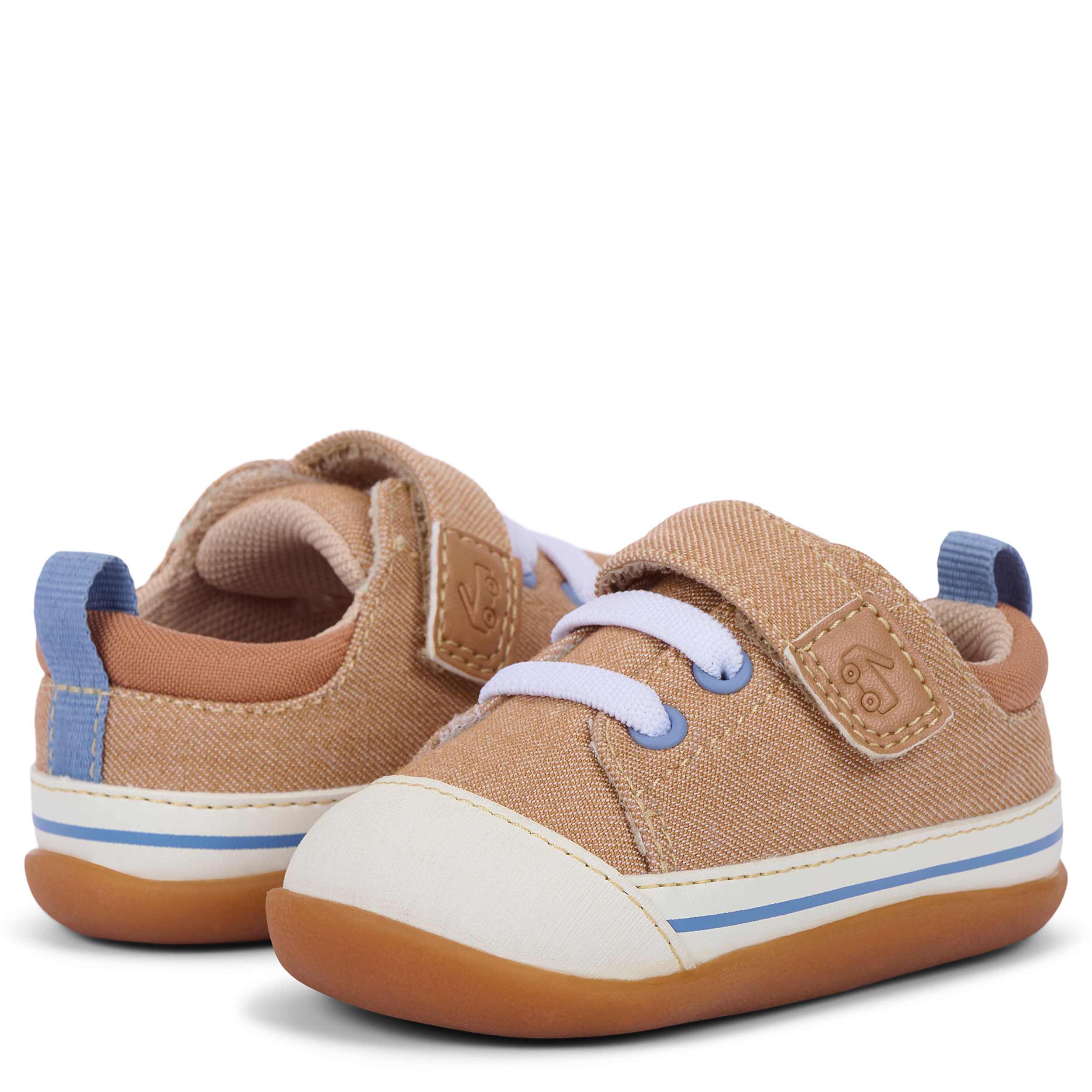 SEE KAI RUN-BOYS INFANT-TODDLER STEVIE MINI SNEAKER-KHAKI & 