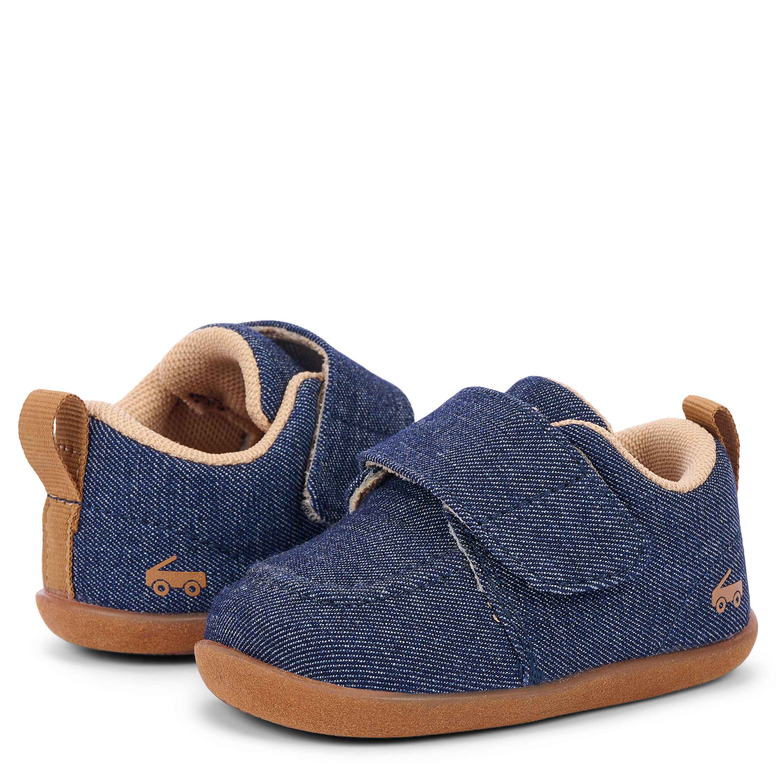 SEE KAI RUN-BOYS INFANT-TODDLER WYATT MINI SNEAKER-NAVY & 