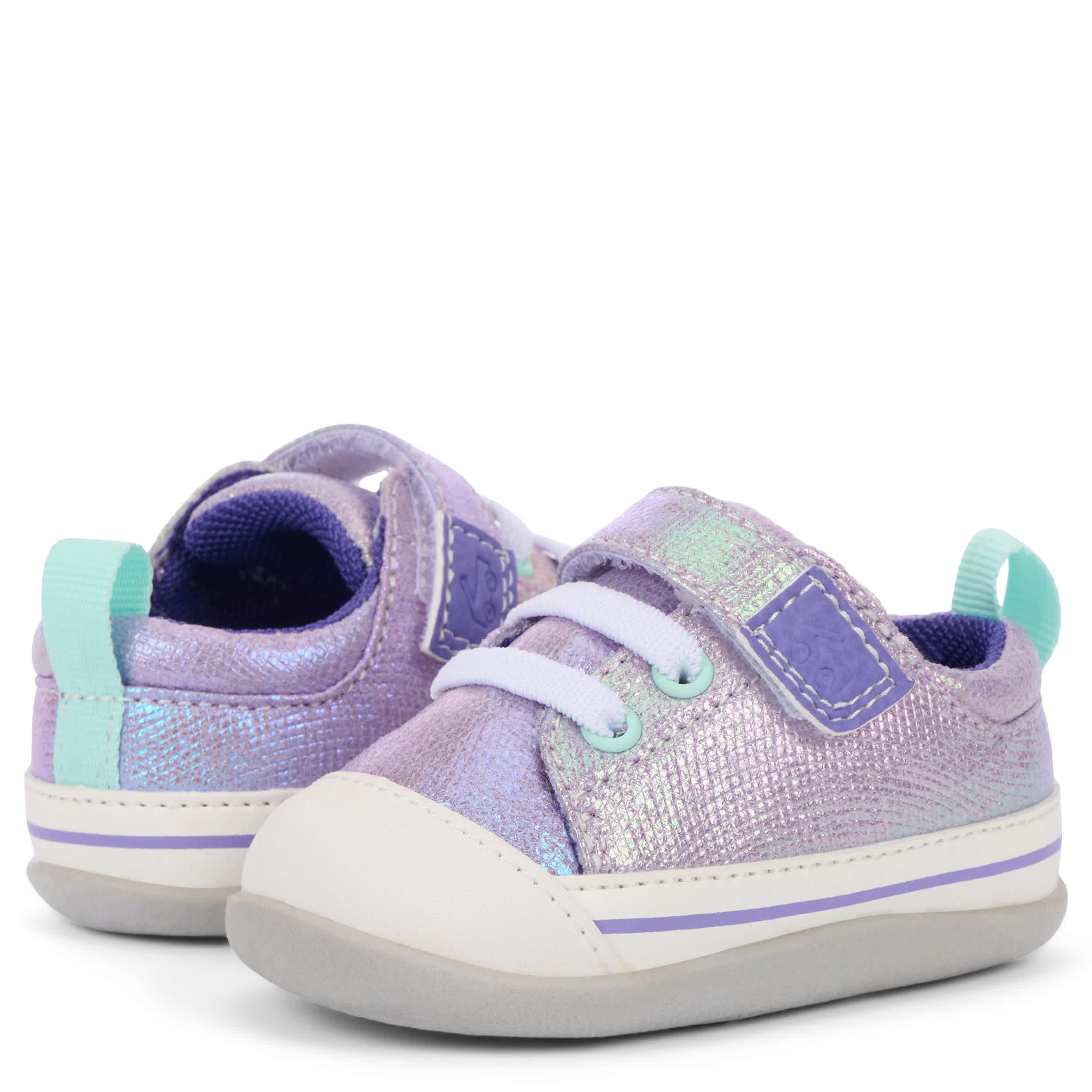 SEE KAI RUN-GIRLS INFANT-TODDLER STEVIE MINI SNEAKER-PURPLE & 
