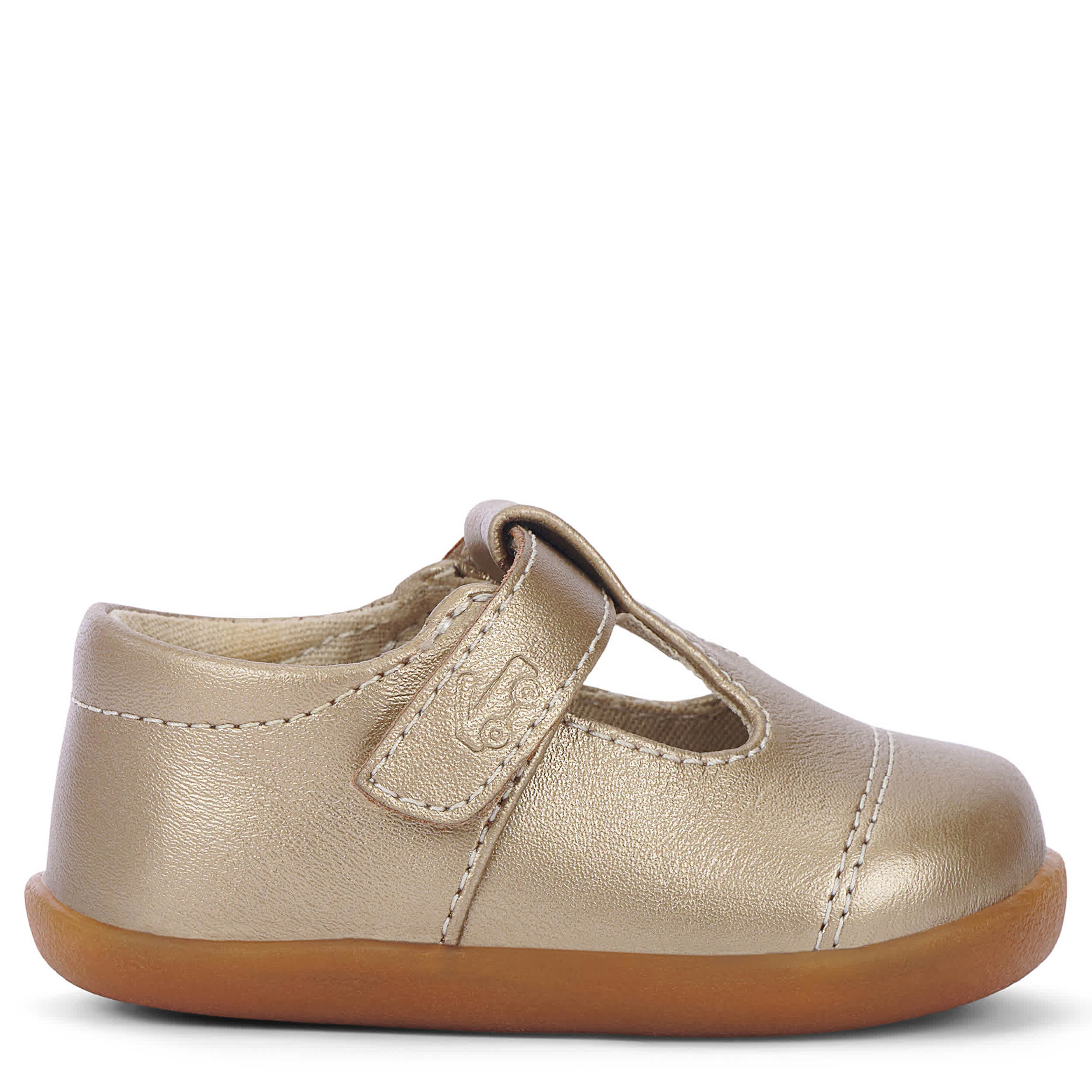 SEE KAI RUN-GIRLS INFANT-TODDLER BIANCA MINI SNEAKER-GOLD & 