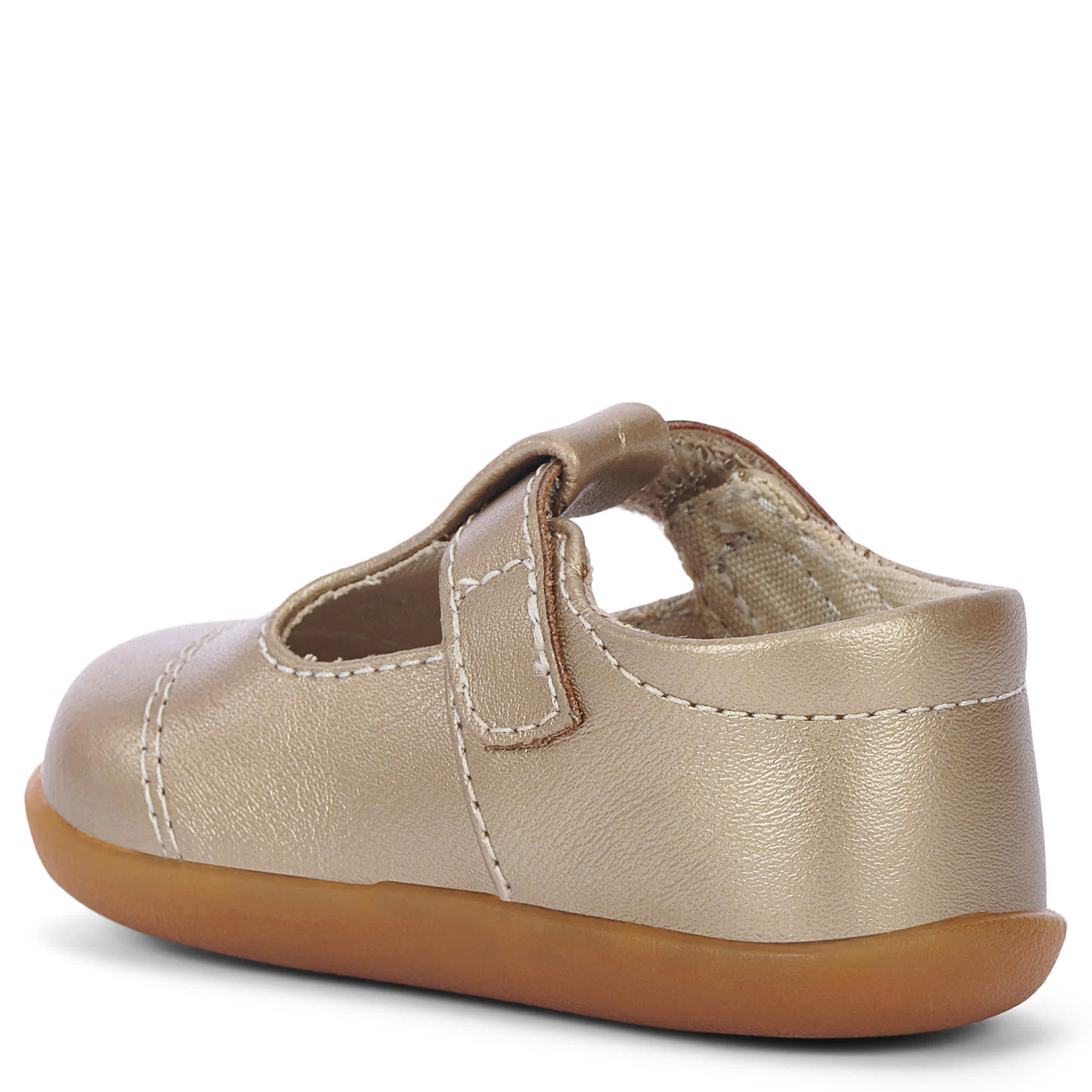 SEE KAI RUN-GIRLS INFANT-TODDLER BIANCA MINI SNEAKER-GOLD & 