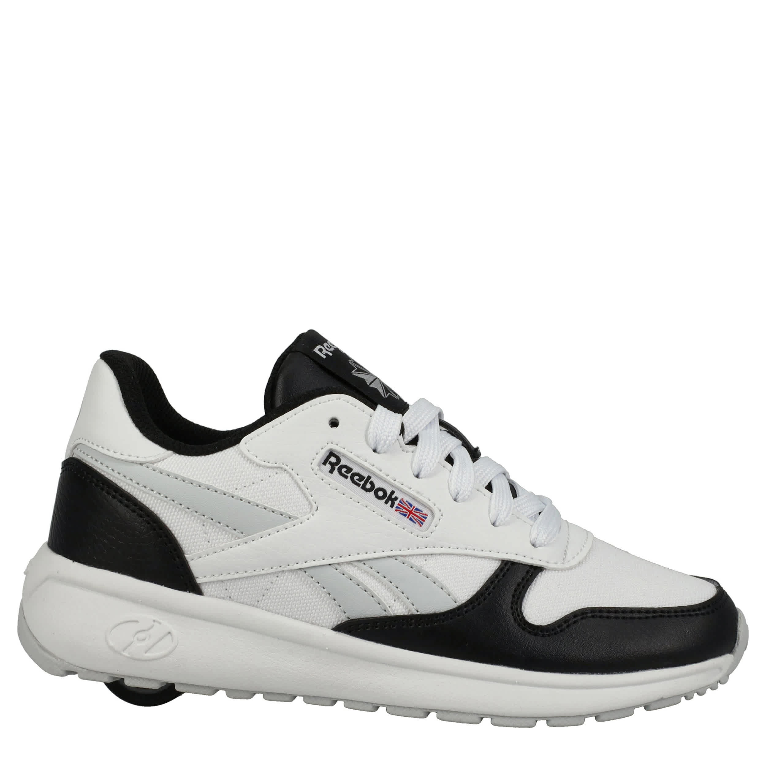 HEELYS-BOYS LITTLE-BIG KID REEBOK CLASSIC SNEAKER-BLACK & WHITE