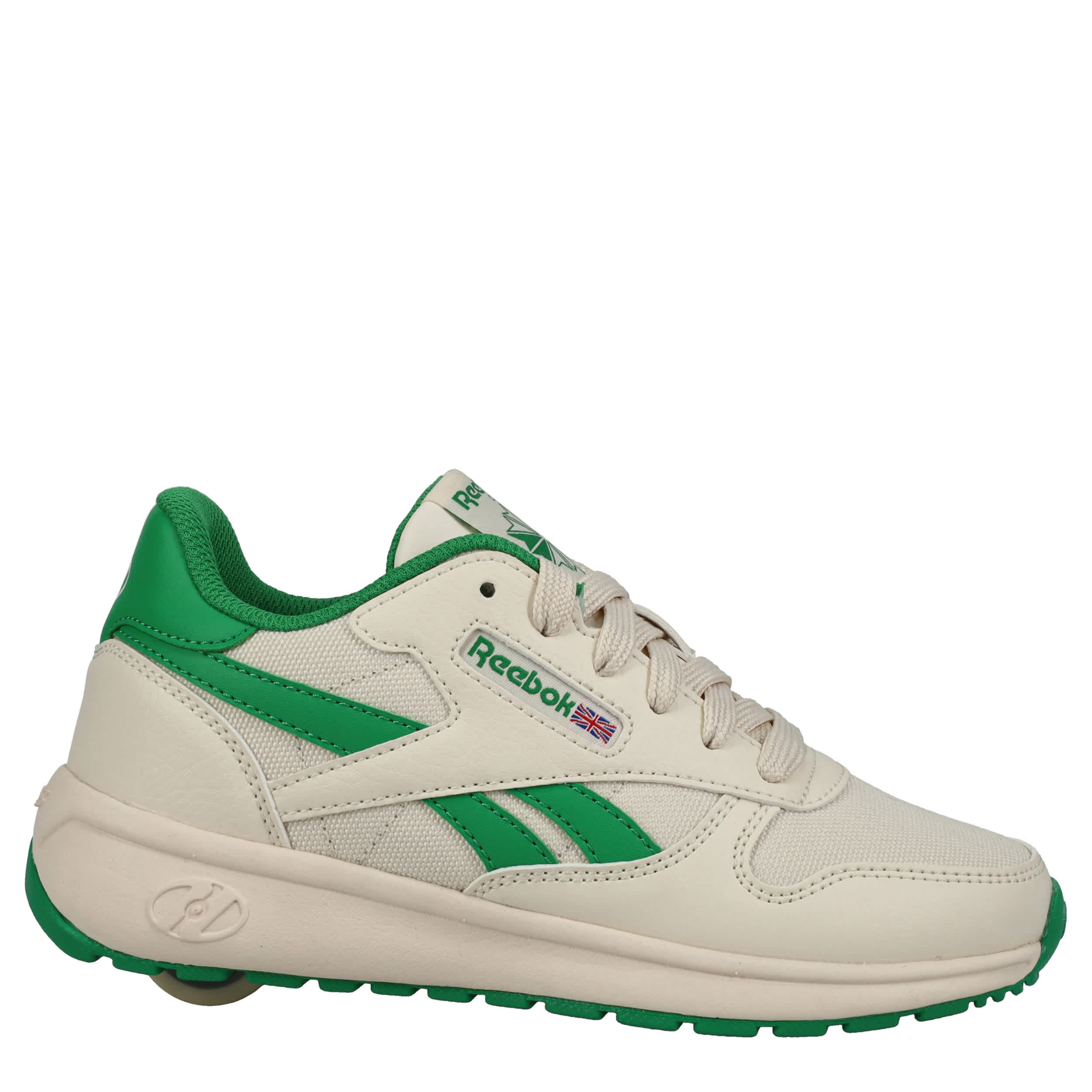 HEELYS-BOYS LITTLE-BIG KID REEBOK CLASSIC SNEAKER-LATTE & WHITE
