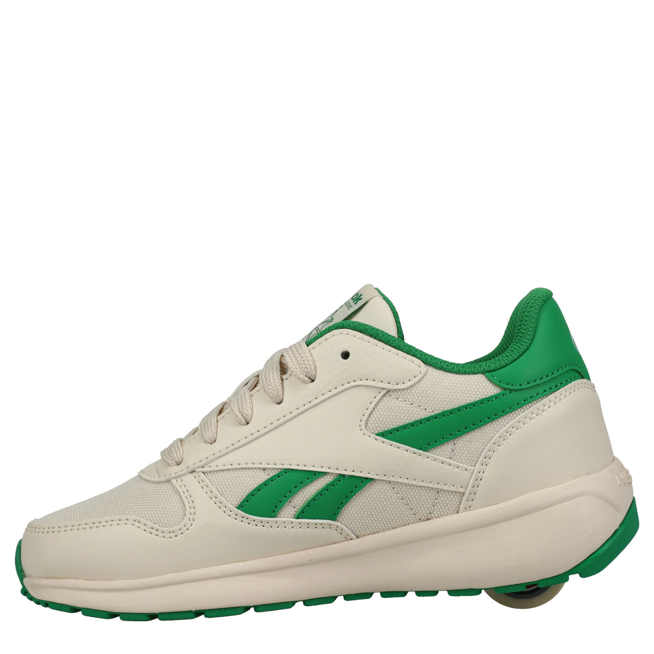 HEELYS-BOYS LITTLE-BIG KID REEBOK CLASSIC SNEAKER-LATTE & WHITE