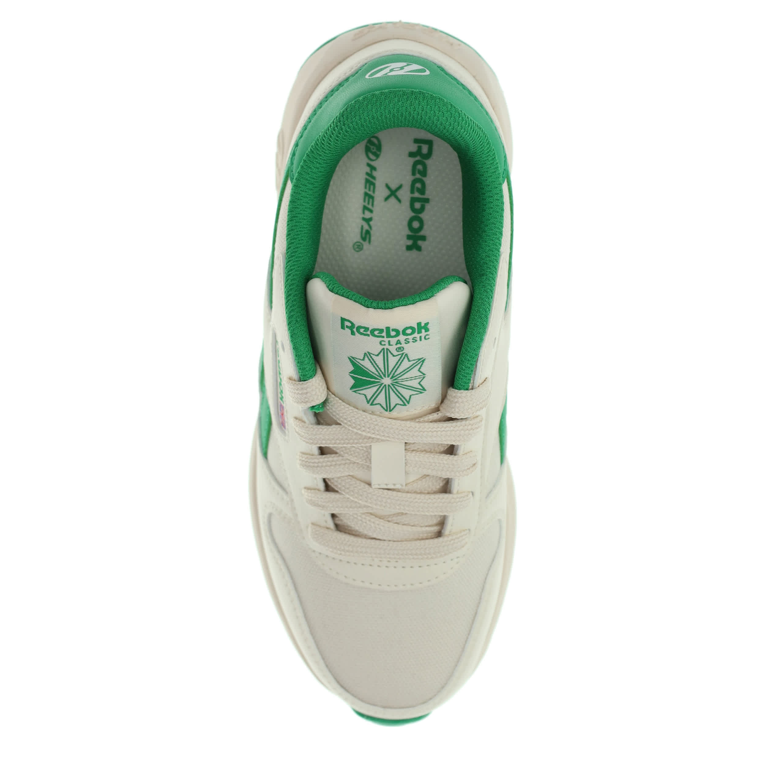 HEELYS-BOYS LITTLE-BIG KID REEBOK CLASSIC SNEAKER-LATTE & WHITE