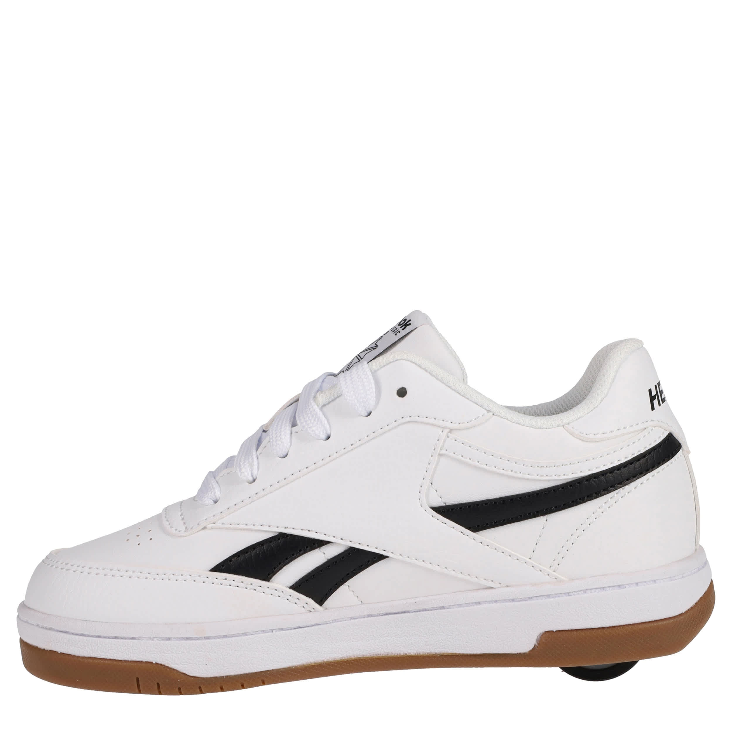 HEELYS-BOYS LITTLE-BIG KID REEBOK CLUB C SNEAKER-WHITE & BLACK