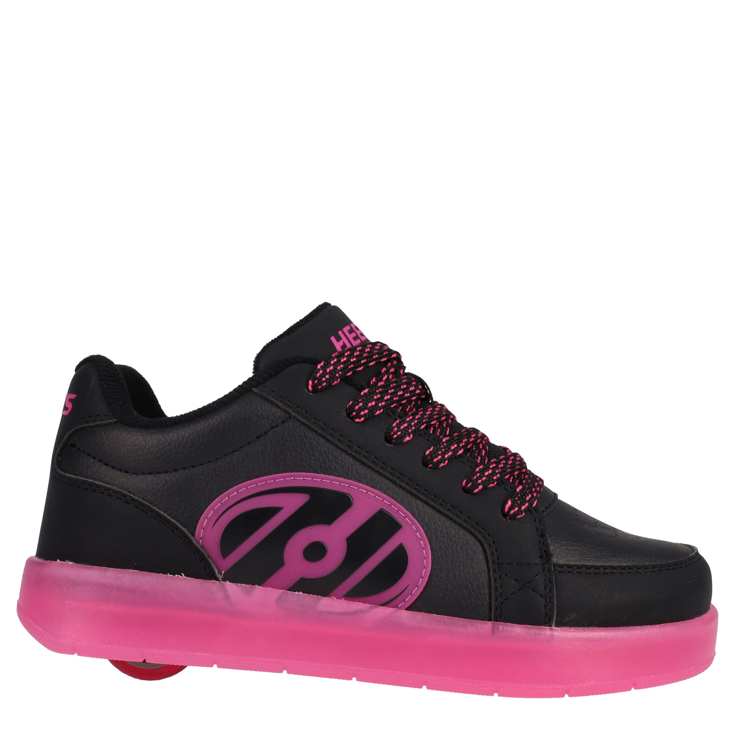 HEELYS-GIRLS LITTLE-BIG KID VOLTZ SNEAKER-BLACK & PINK