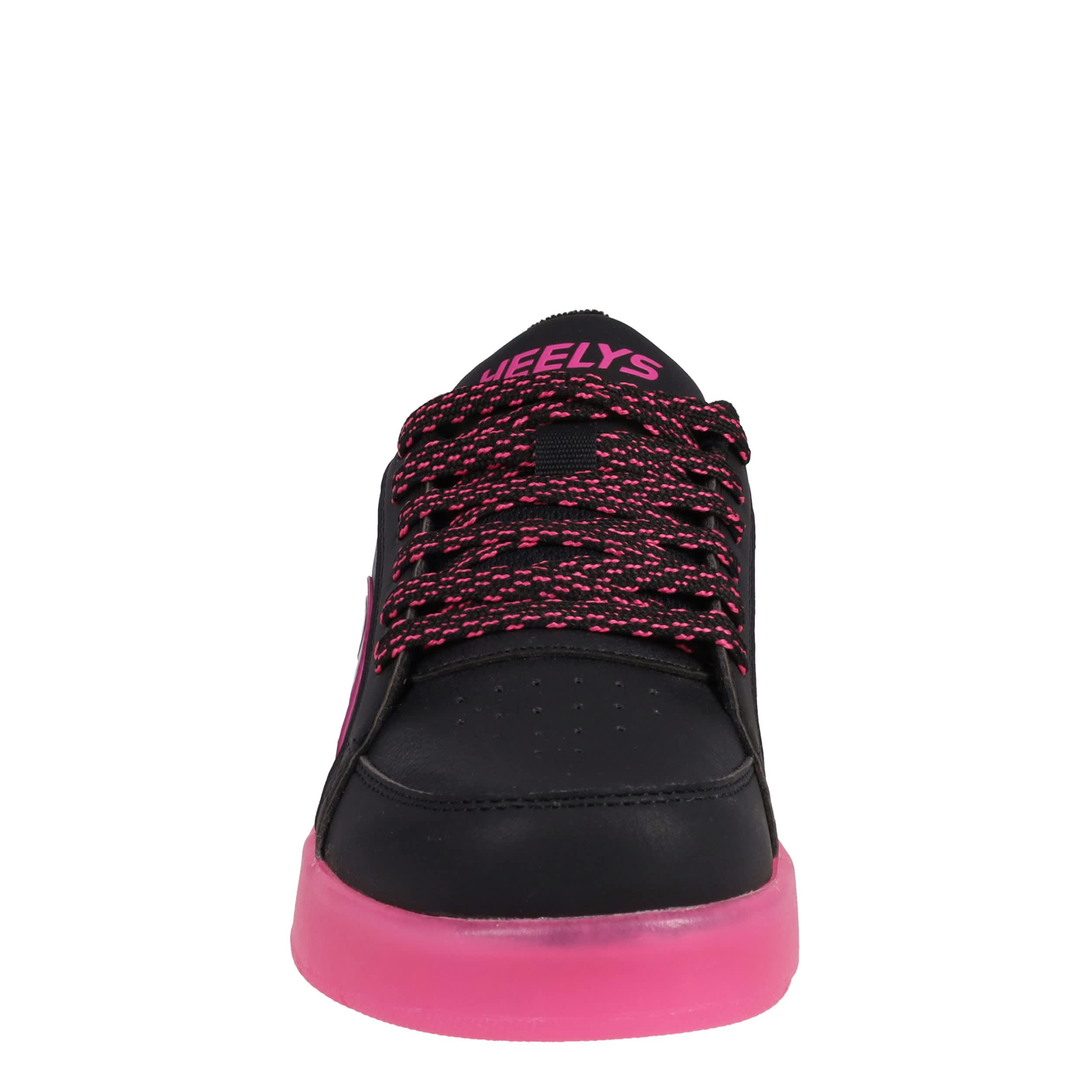 HEELYS-GIRLS LITTLE-BIG KID VOLTZ SNEAKER-BLACK & PINK