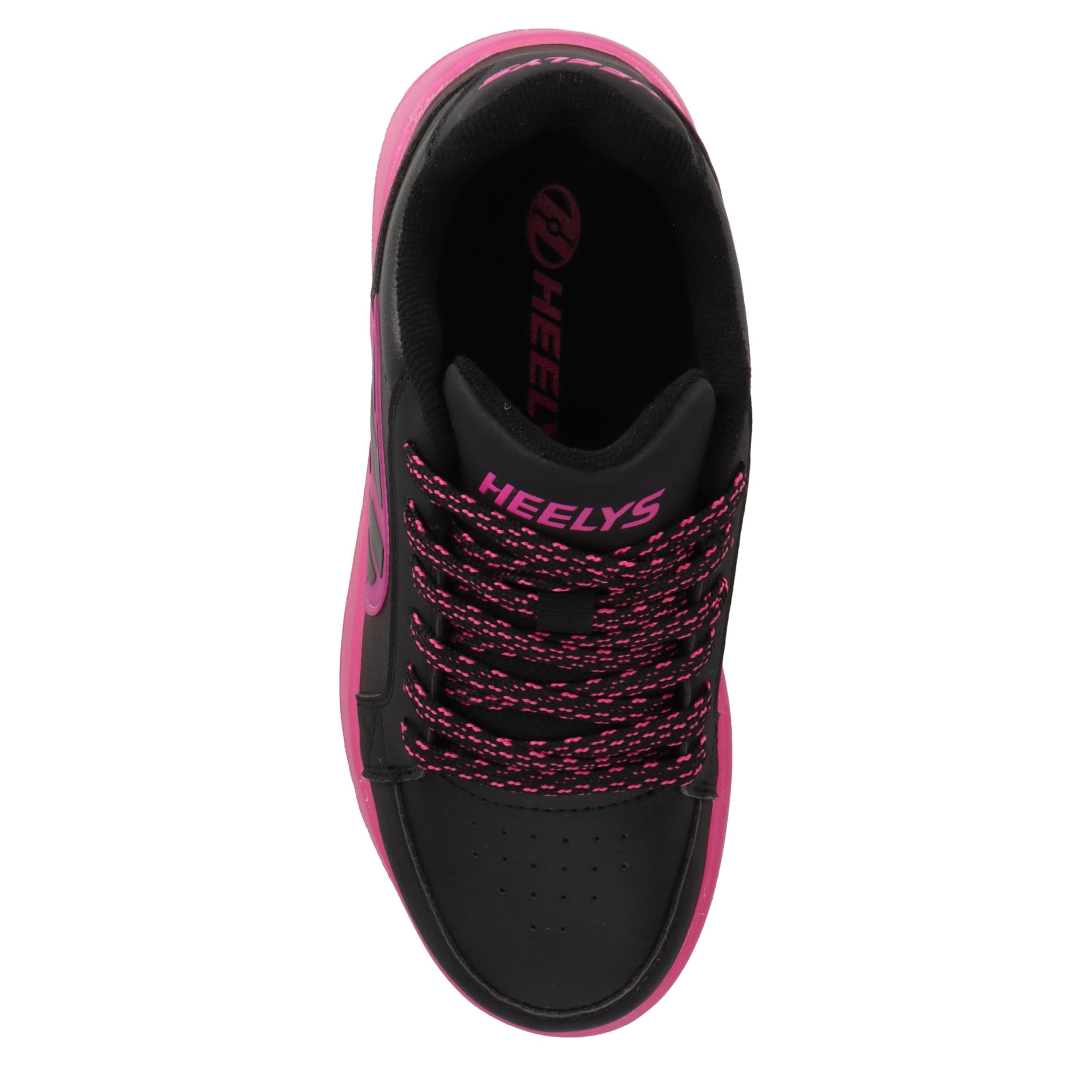 HEELYS-GIRLS LITTLE-BIG KID VOLTZ SNEAKER-BLACK & PINK