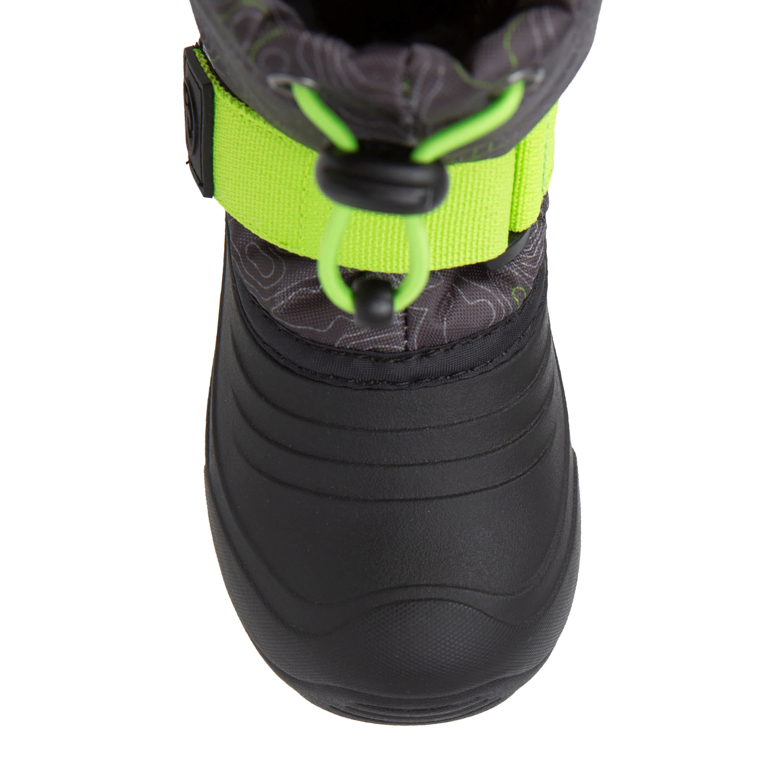 NORTHSIDE-BOYS LITTLE-BIG KID FROSTY II SNOW BOOT-BLACK & LIME