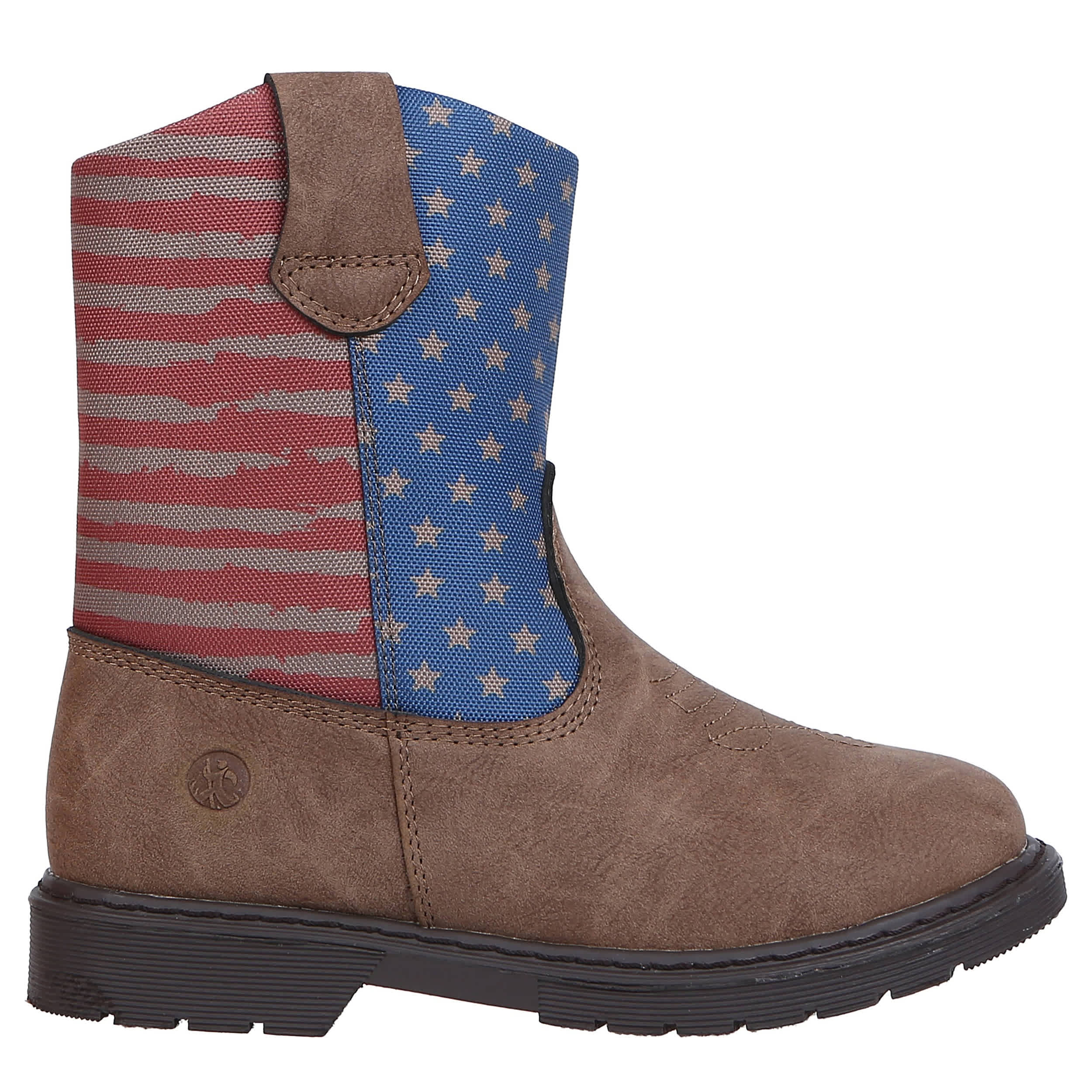 NORTHSIDE-BOYS LITTLE-BIG KID PARTNER WESTERN BOOT-BROWN & 