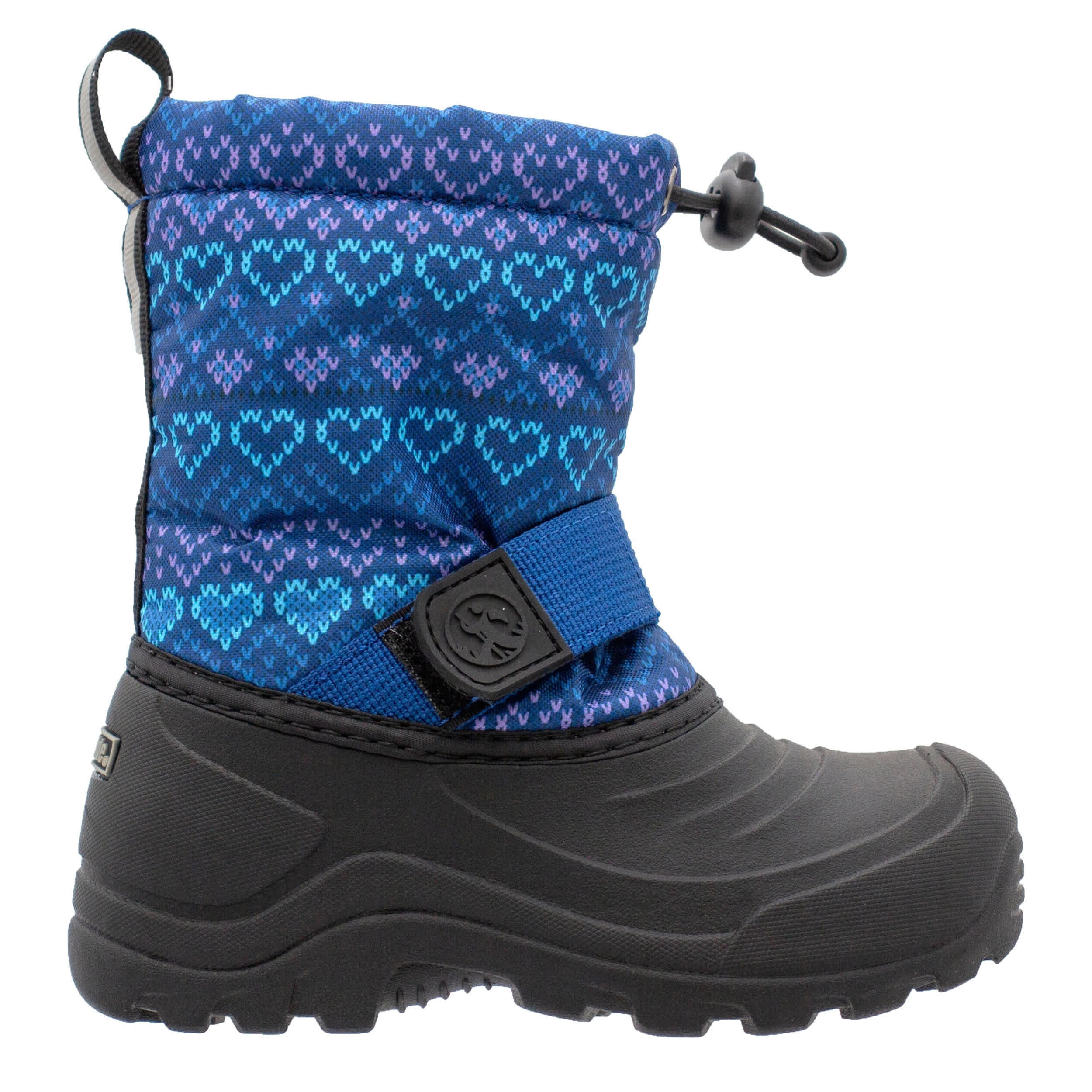 NORTHSIDE-GIRLS LITTLE-BIG KID FROSTY II SNOW BOOT-NAVY & LILAC