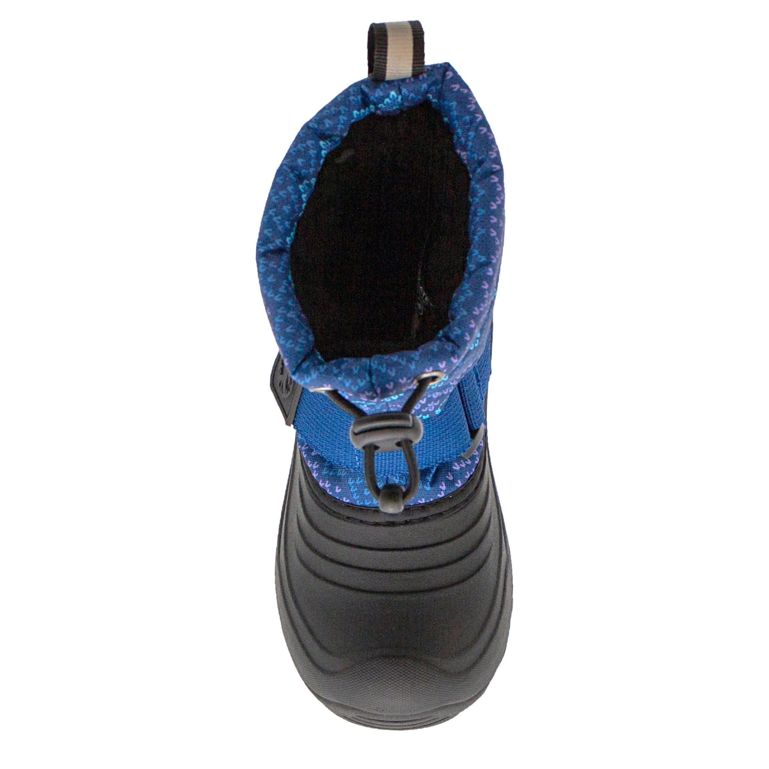 NORTHSIDE-GIRLS LITTLE-BIG KID FROSTY II SNOW BOOT-NAVY & LILAC