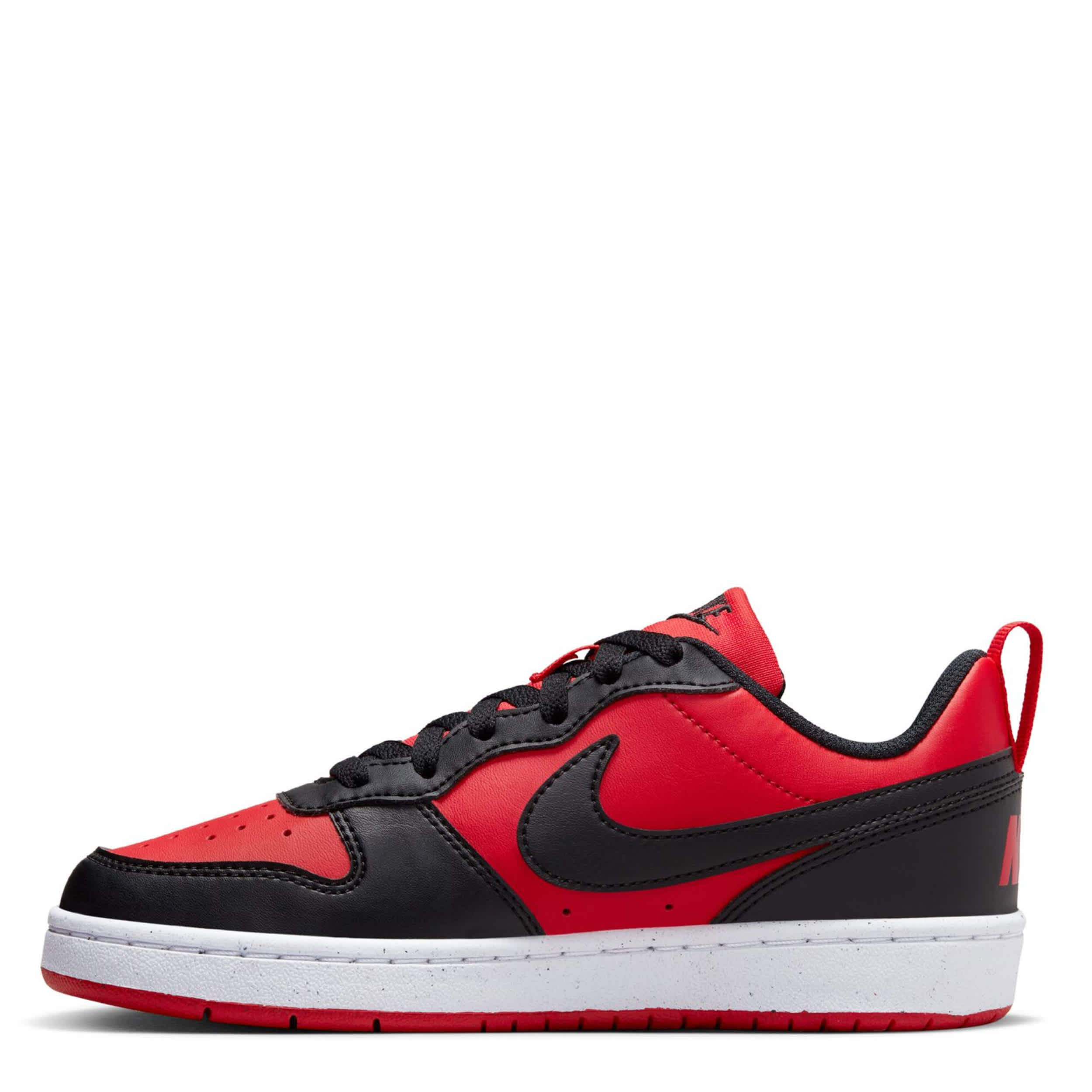 BOYS LITTLE KID COURT BOROUGH LOW RECRAFT SNEAKER - RED