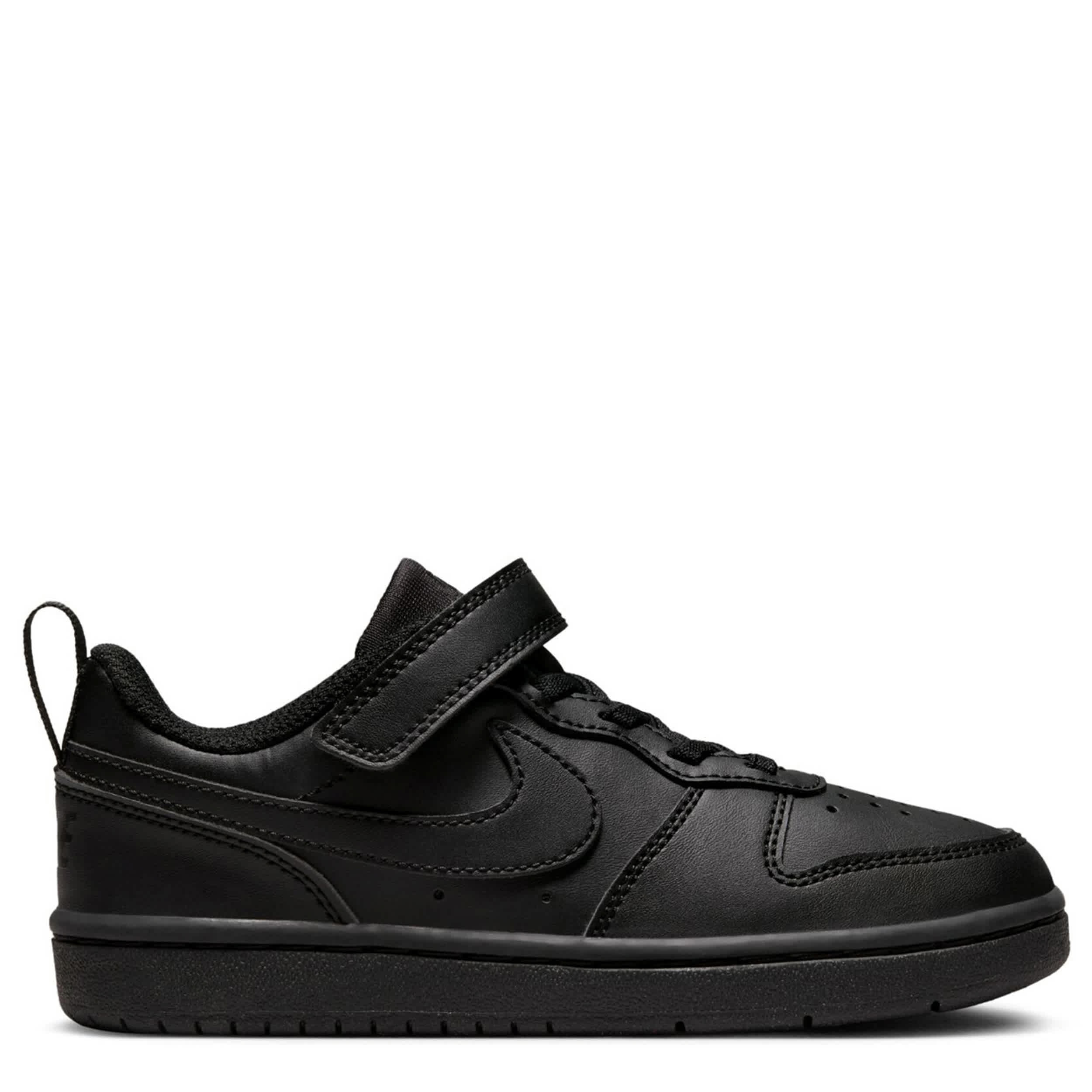 BOYS LITTLE KID COURT BOROUGH LOW RECRAFT SNEAKER - BLACK