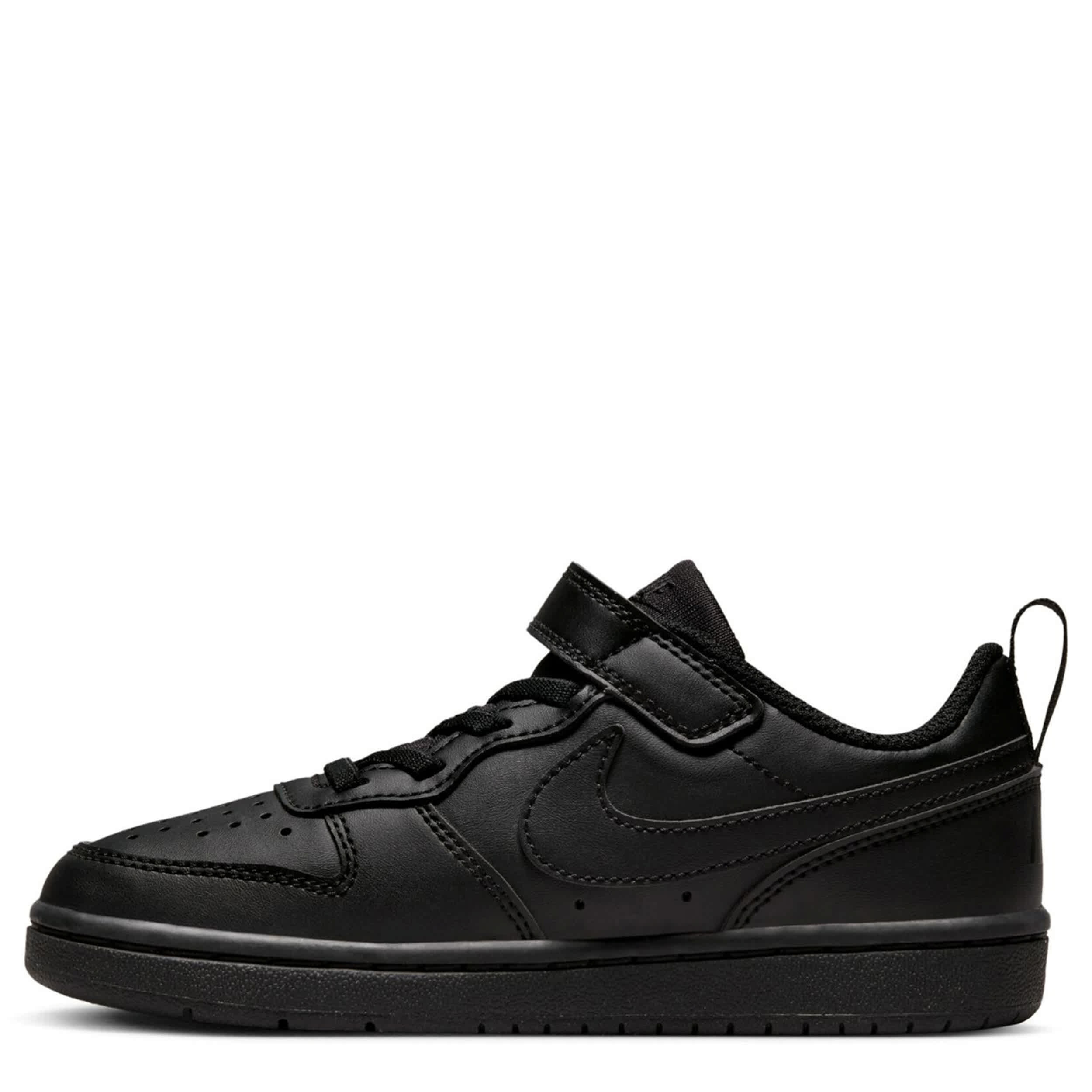 BOYS LITTLE KID COURT BOROUGH LOW RECRAFT SNEAKER - BLACK