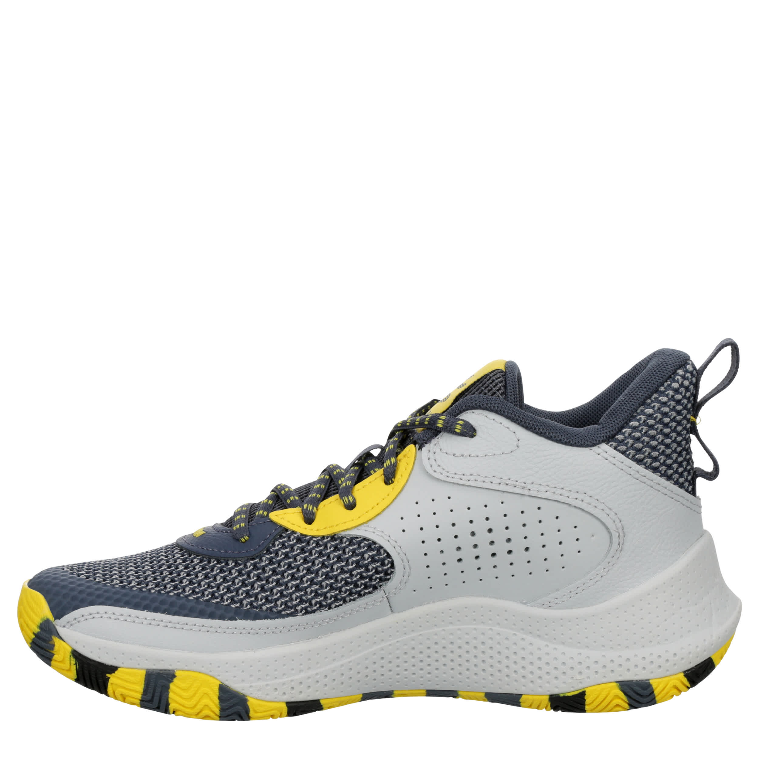 UNDER ARMOUR BOYS BIG KID CURRY 3Z 24 BASKETBALL SHOE - GREY