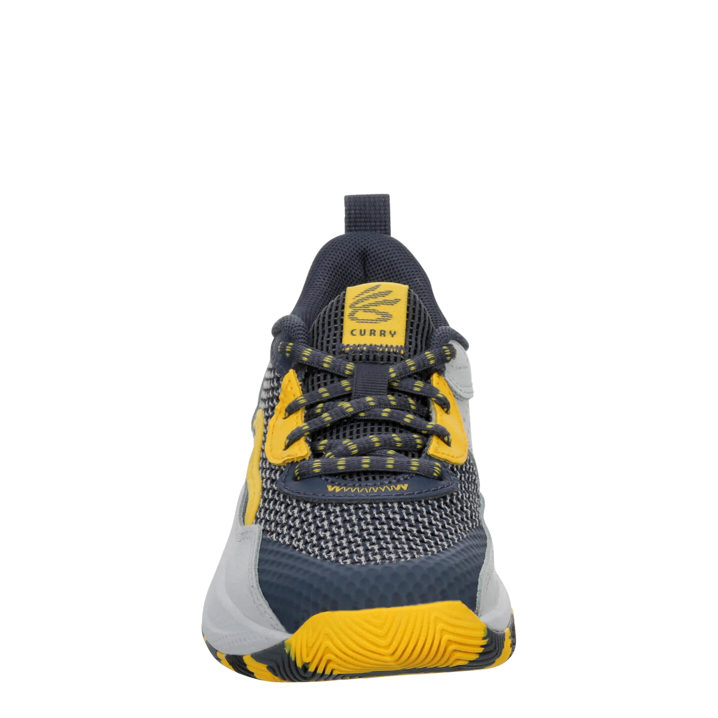 UNDER ARMOUR BOYS LITTLE KID CURRY 3Z 24 BASKETBALL SHOE - GREY