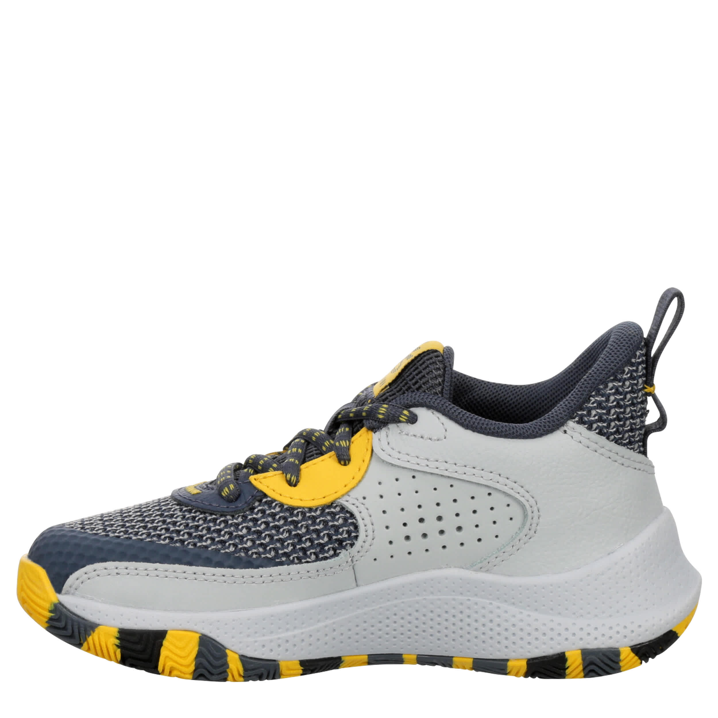 UNDER ARMOUR BOYS LITTLE KID CURRY 3Z 24 BASKETBALL SHOE - GREY