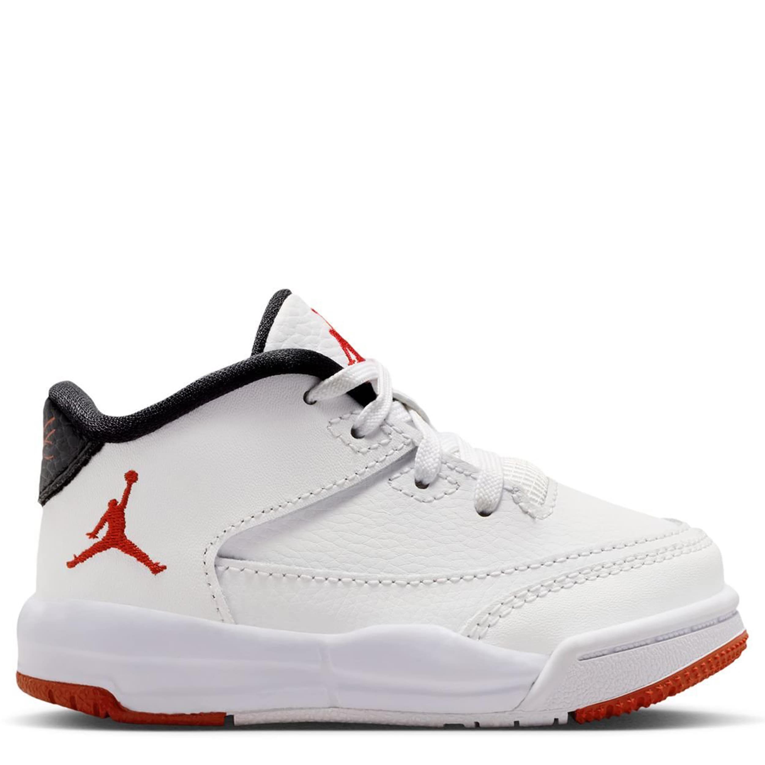 JORDAN-BOYS INFANT-TODDLER FLIGHT ORIGIN 3 SNEAKER-WHITE & BLACK