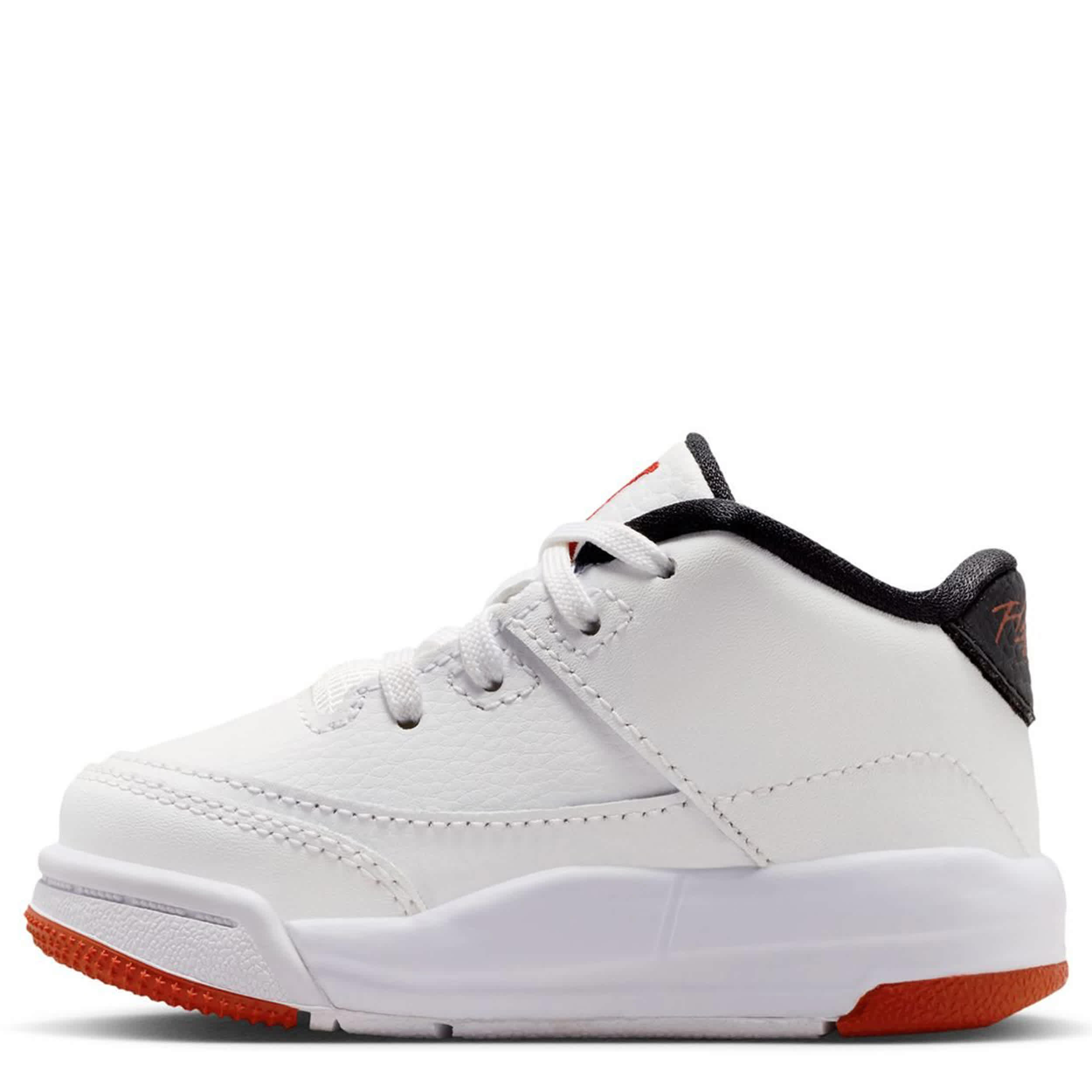 JORDAN-BOYS INFANT-TODDLER FLIGHT ORIGIN 3 SNEAKER-WHITE & BLACK
