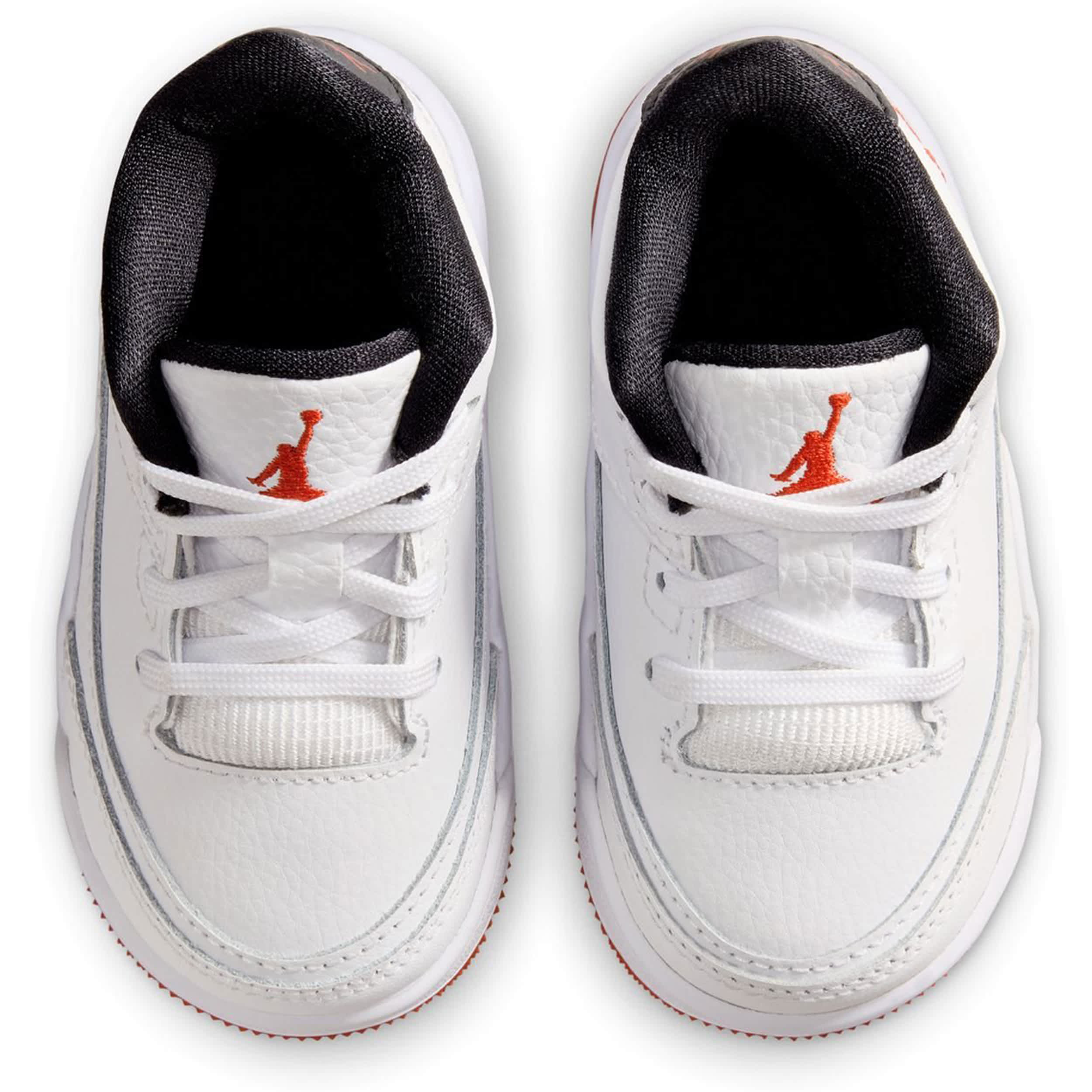 JORDAN-BOYS INFANT-TODDLER FLIGHT ORIGIN 3 SNEAKER-WHITE & BLACK