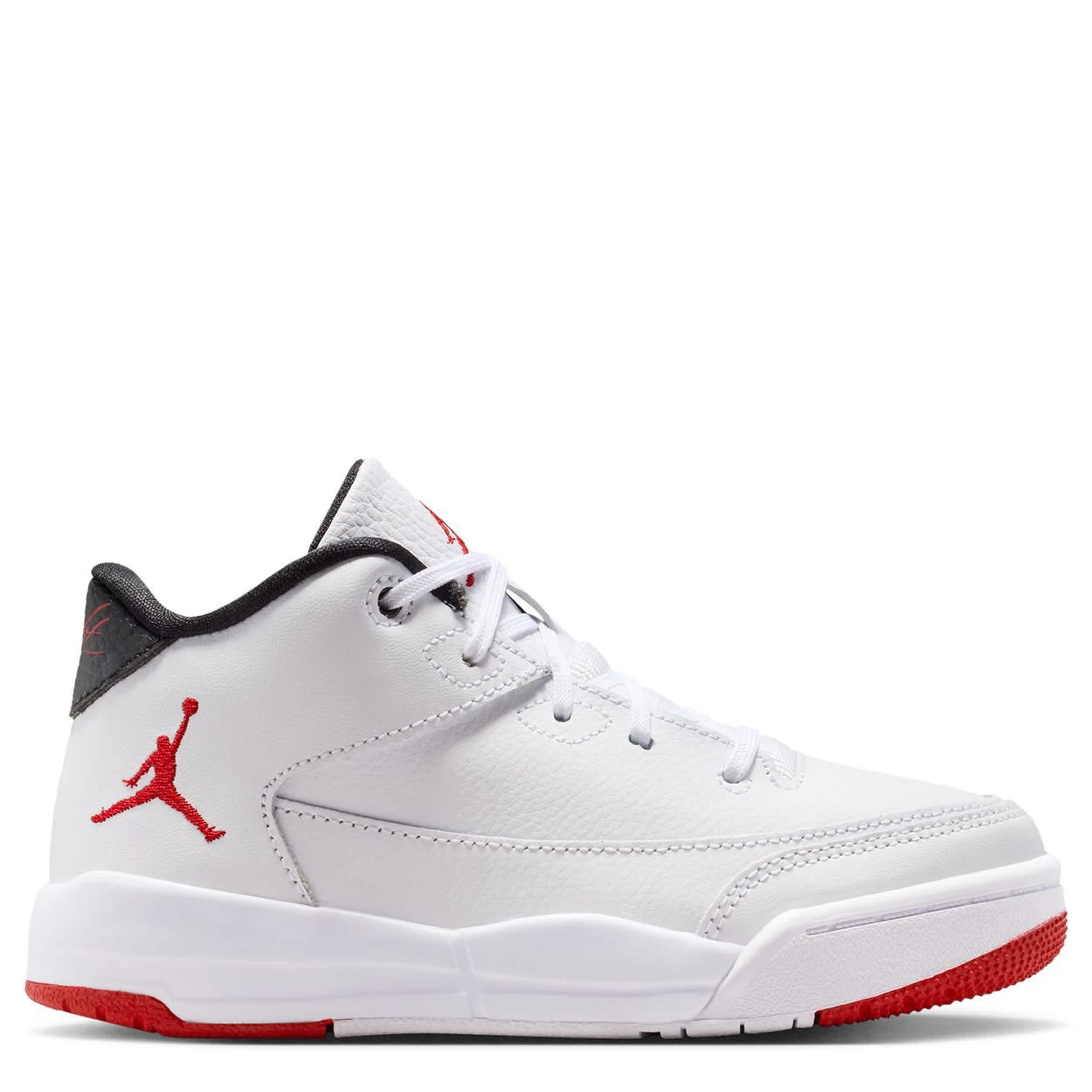 JORDAN-BOYS LITTLE KID FLIGHT ORIGIN SNEAKER-WHITE & BLACK