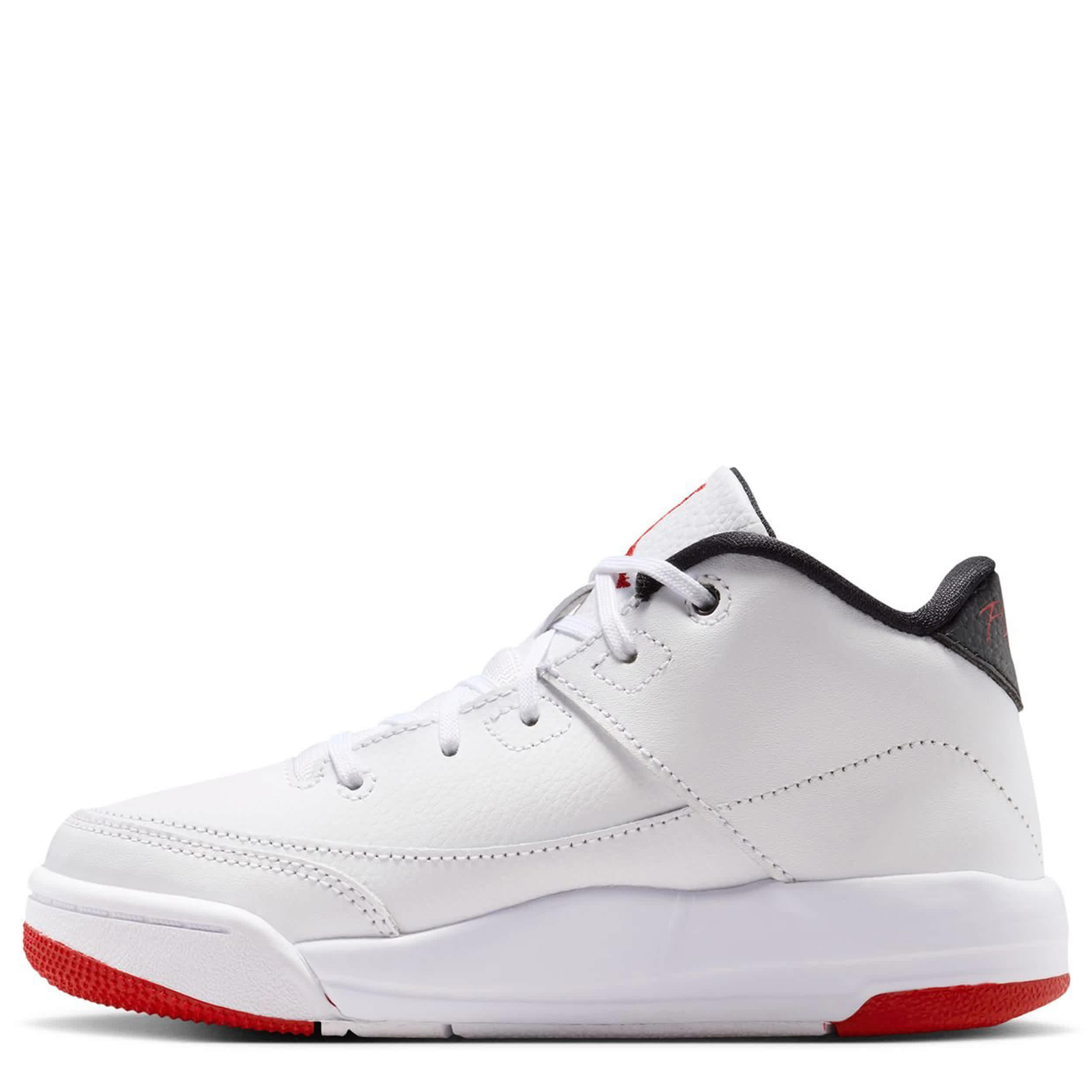JORDAN-BOYS LITTLE KID FLIGHT ORIGIN SNEAKER-WHITE & BLACK