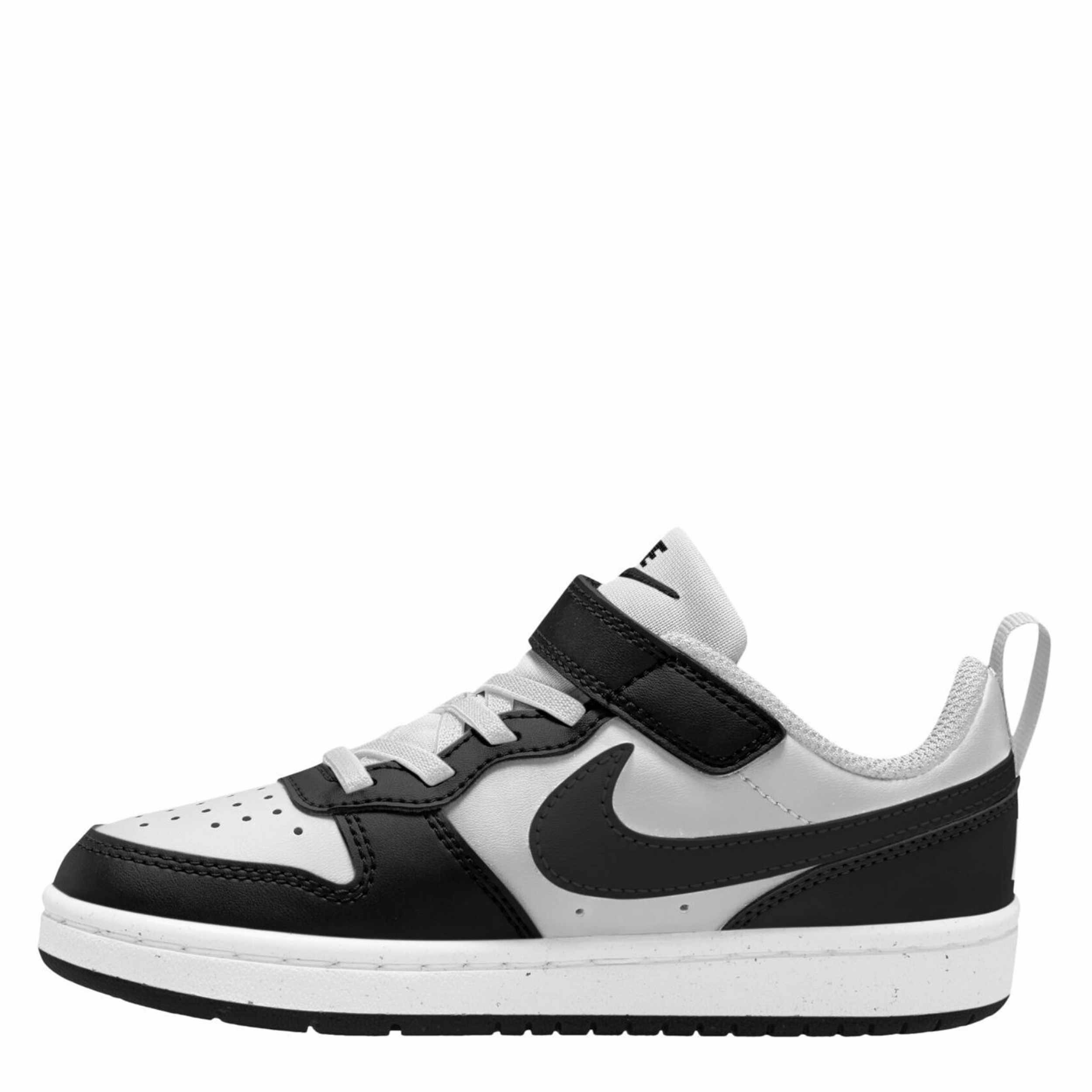 NIKE BOYS LITTLE KID COURT BOROUGH LOW RECRAFT SNEAKER - WHITE