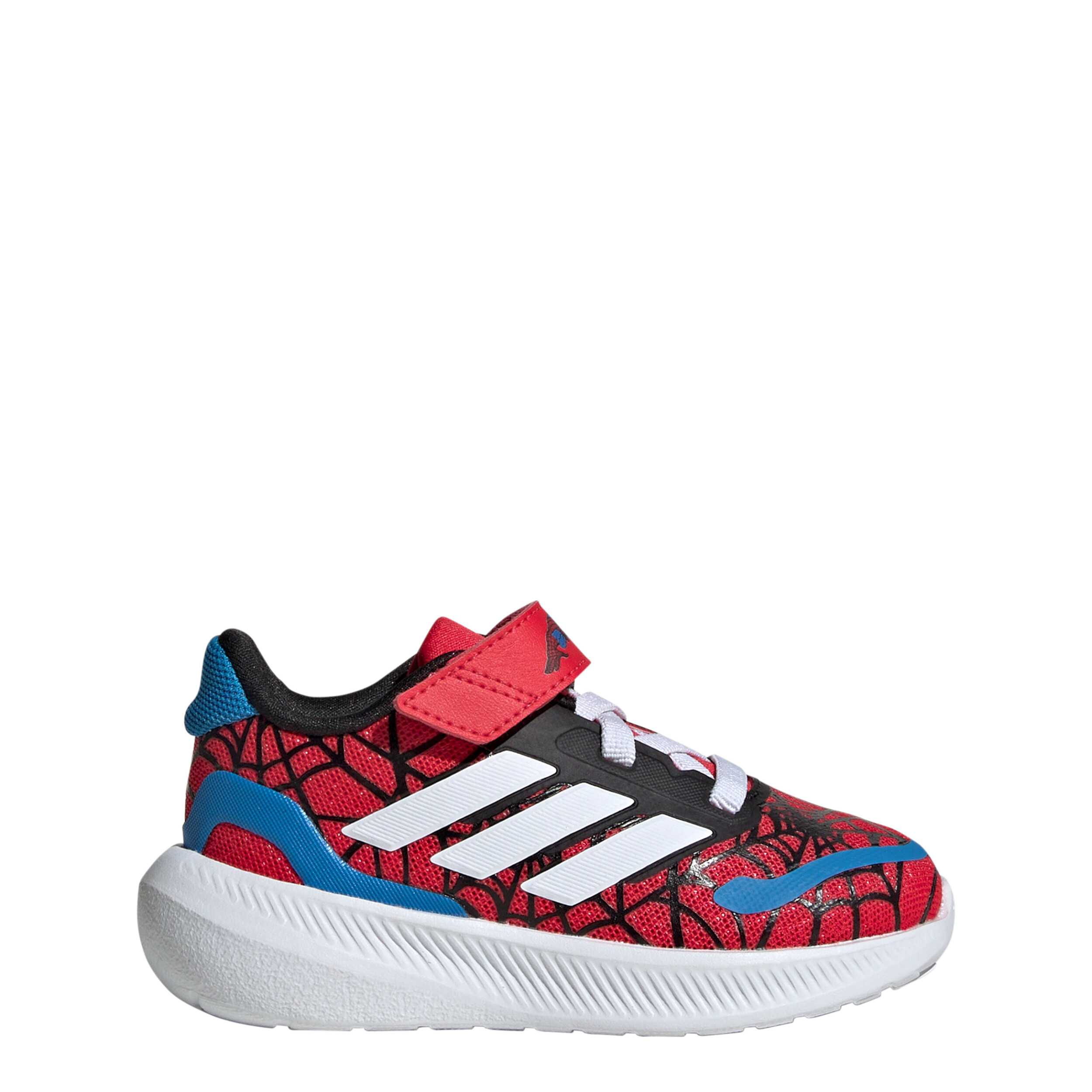 ADIDAS BOYS TODDLER RUNFALCON SPIDER-MAN SNEAKER - RED
