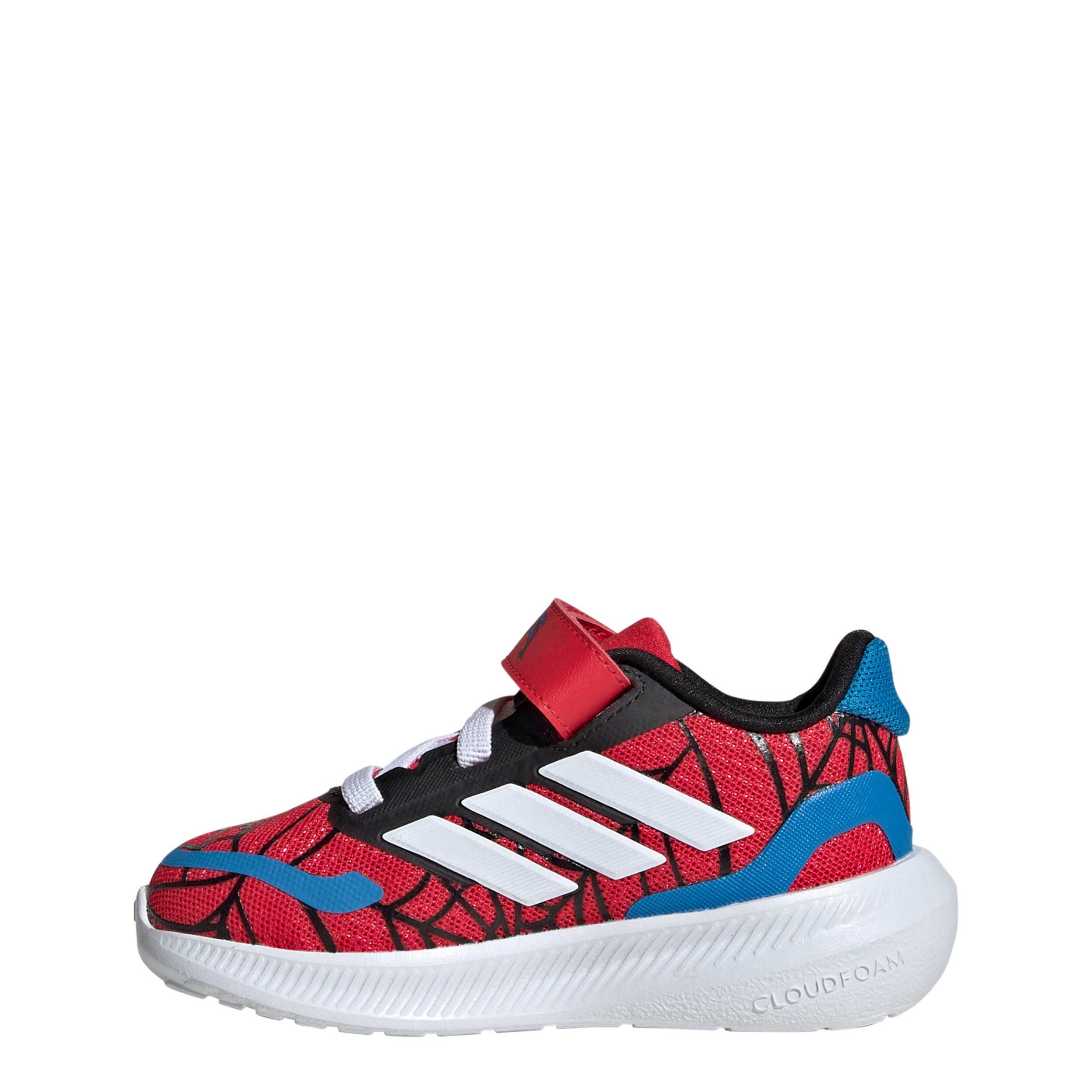 ADIDAS BOYS TODDLER RUNFALCON SPIDER-MAN SNEAKER - RED