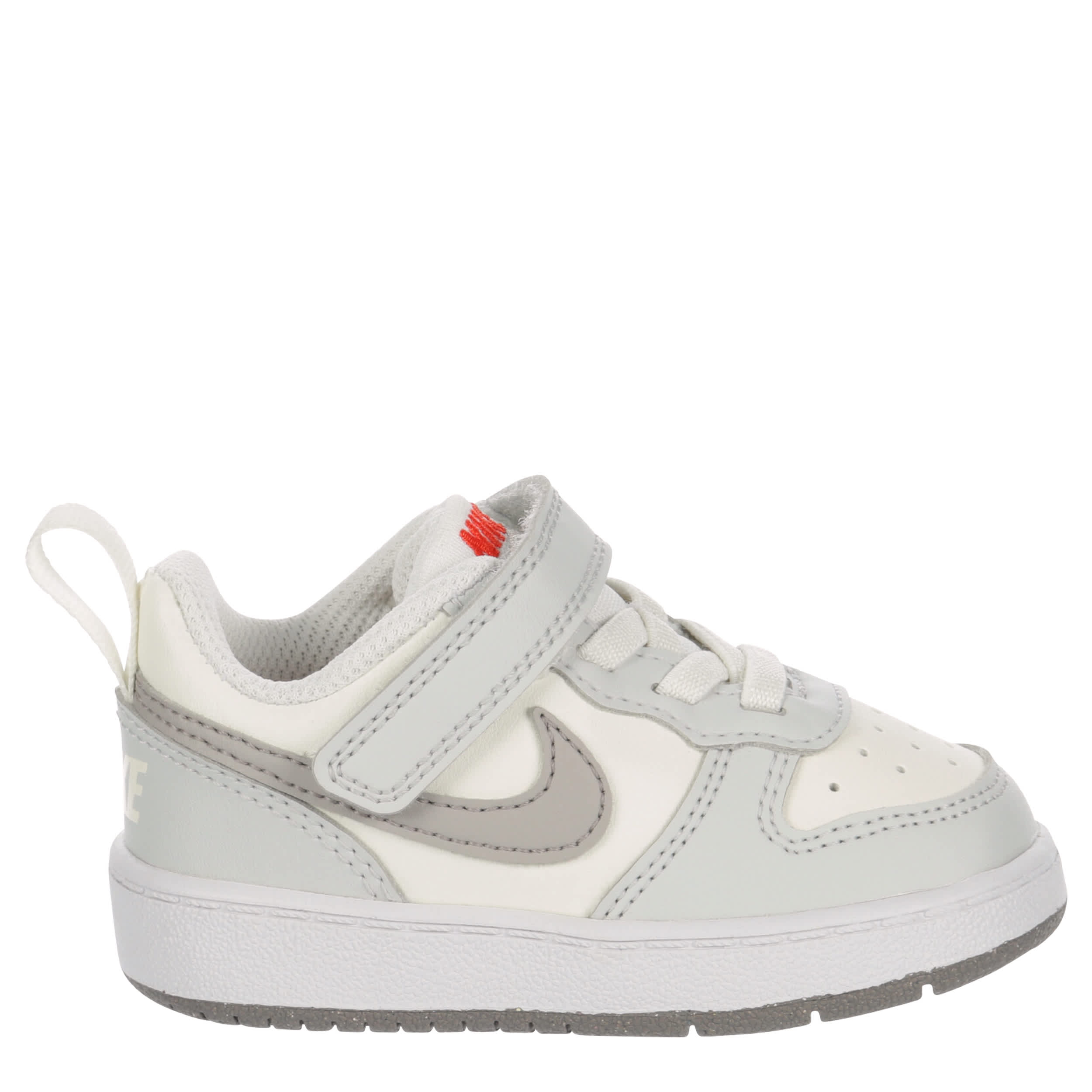 NIKE BOYS INFANT-TODDLER COURT BOROUGH LOW RECRAFT SNEAKER - OFF WHITE