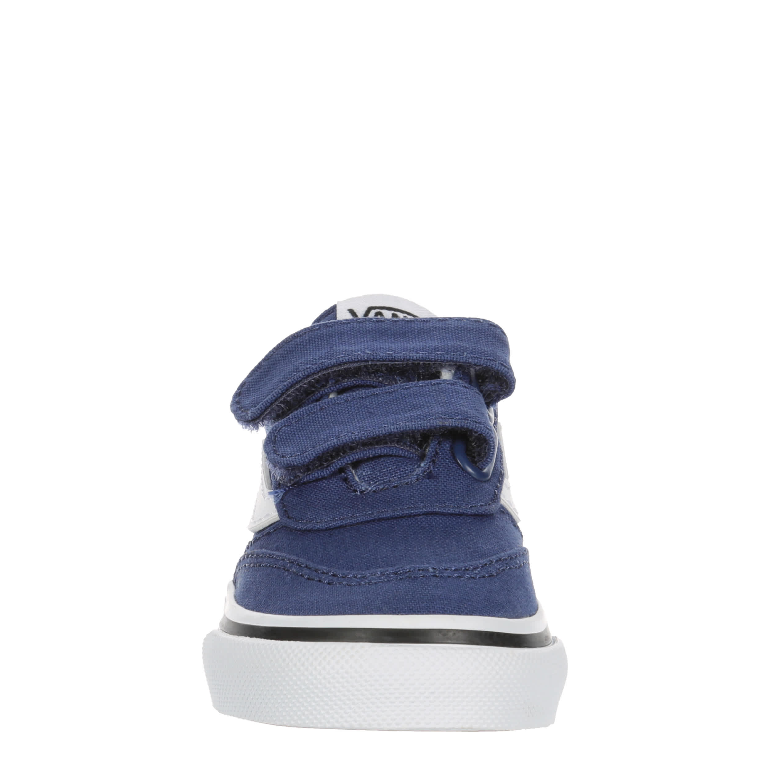 VANS-BOYS INFANT-TODDLER BROOKLYN SNEAKER-NAVY & WHITE
