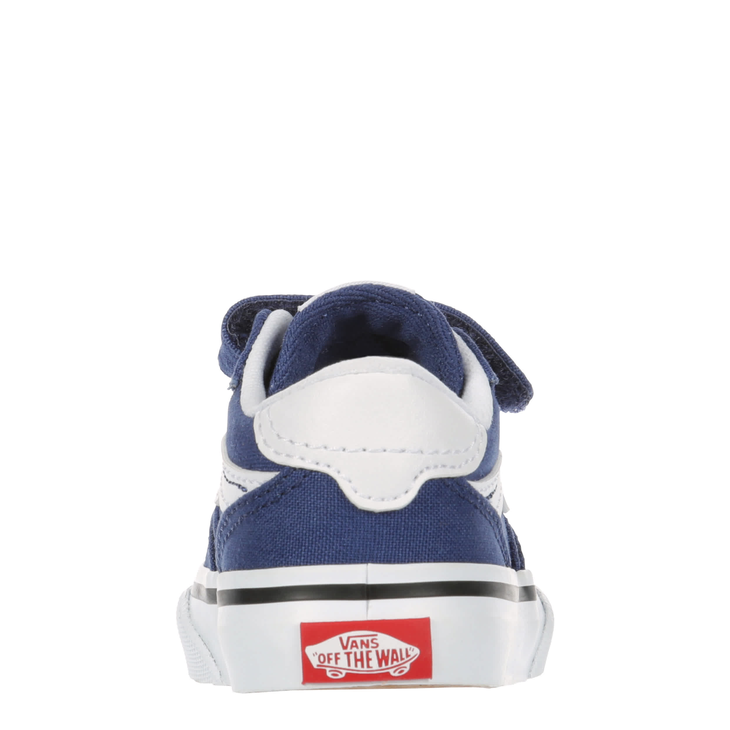 VANS-BOYS INFANT-TODDLER BROOKLYN SNEAKER-NAVY & WHITE