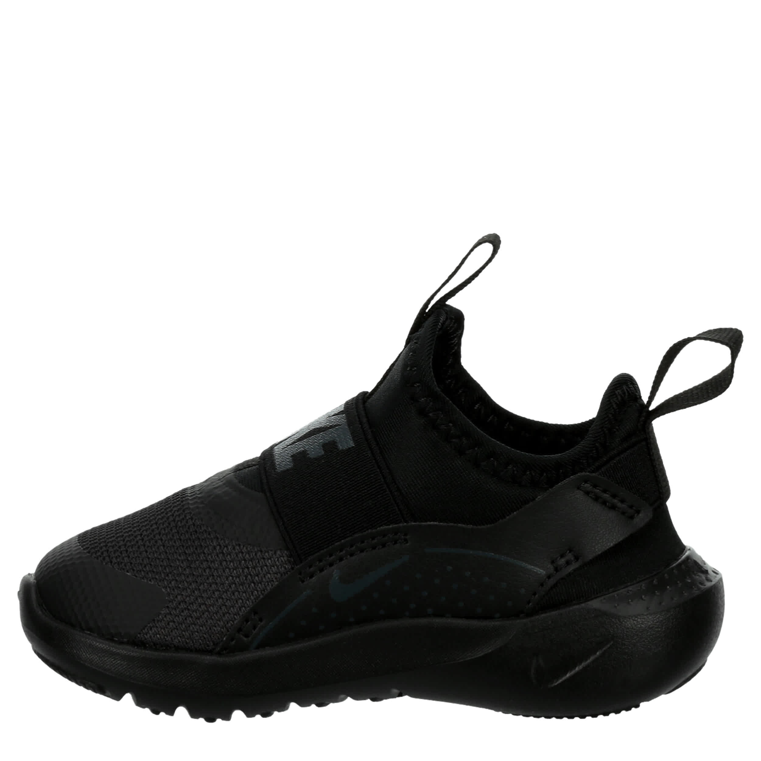 NIKE BOYS INFANT-TODDLER FLEX RUNNER 4 SLIP ON SNEAKER - BLACK