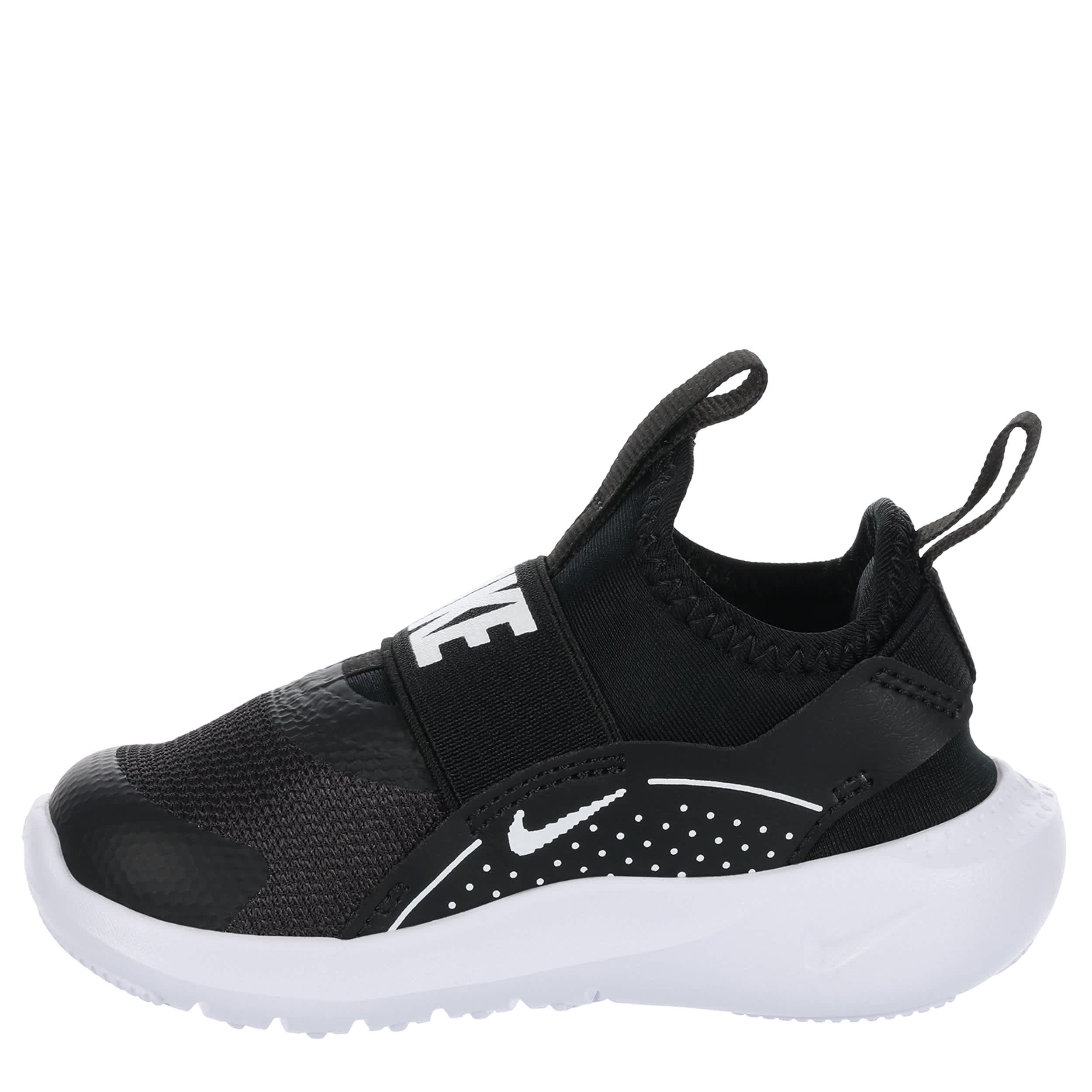 NIKE BOYS INFANT-TODDLER FLEX RUNNER 4 SLIP ON SNEAKER - BLACK