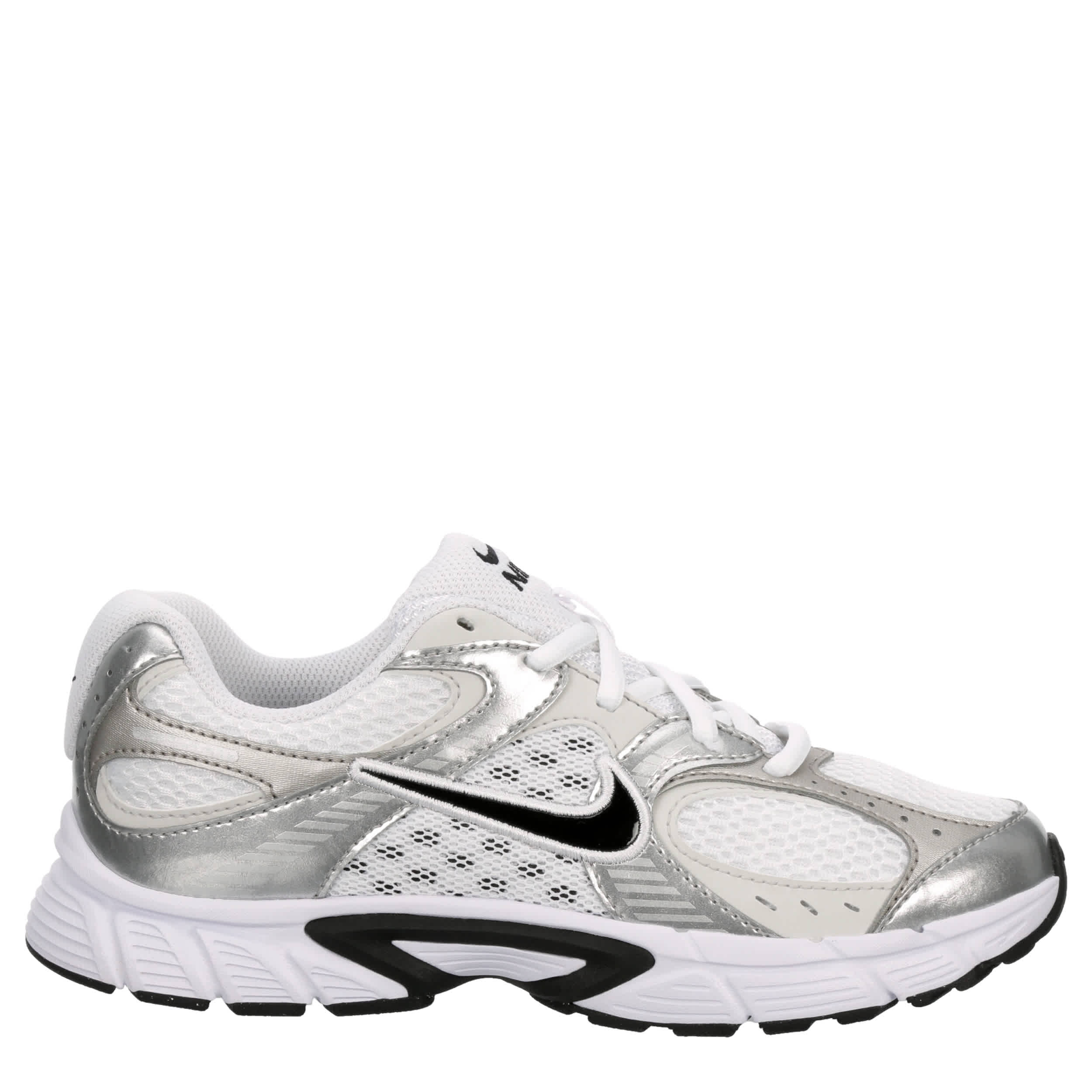 NIKE GIRLS BIG KID V5 RNR SNEAKER - WHITE