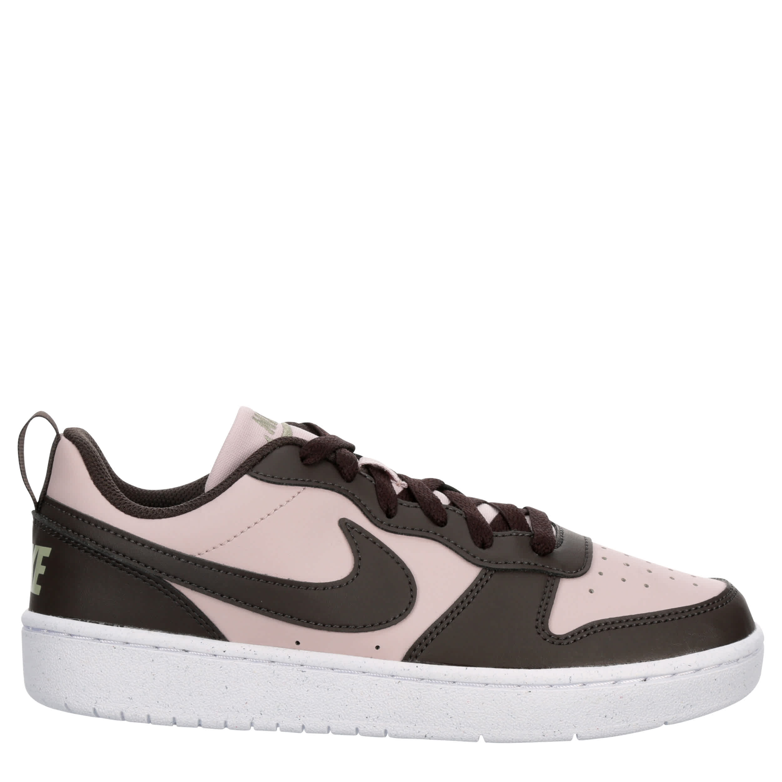 NIKE GIRLS BIG KID COURT BOROUGH LOW RECRAFT SNEAKER - BROWN