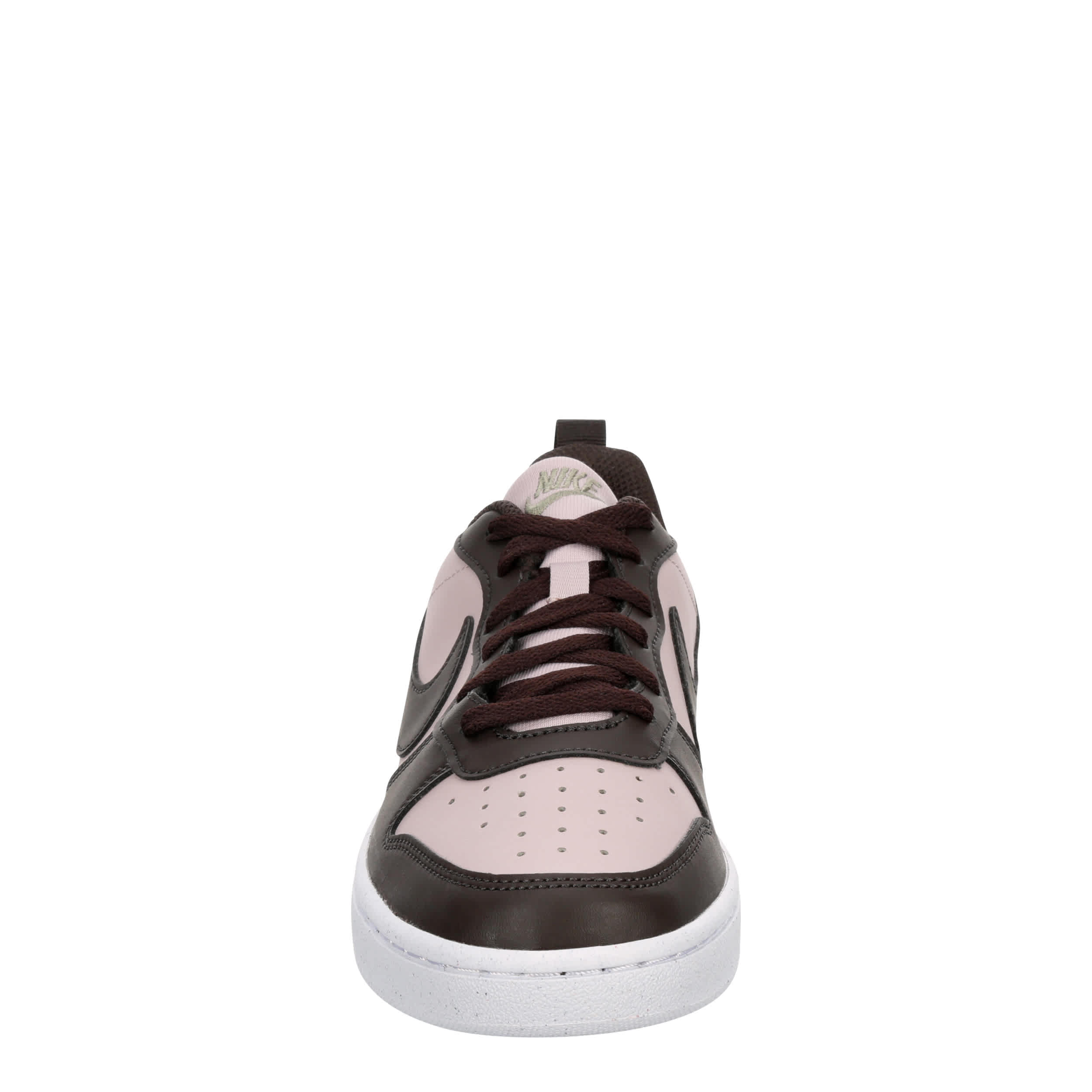 NIKE GIRLS BIG KID COURT BOROUGH LOW RECRAFT SNEAKER - BROWN