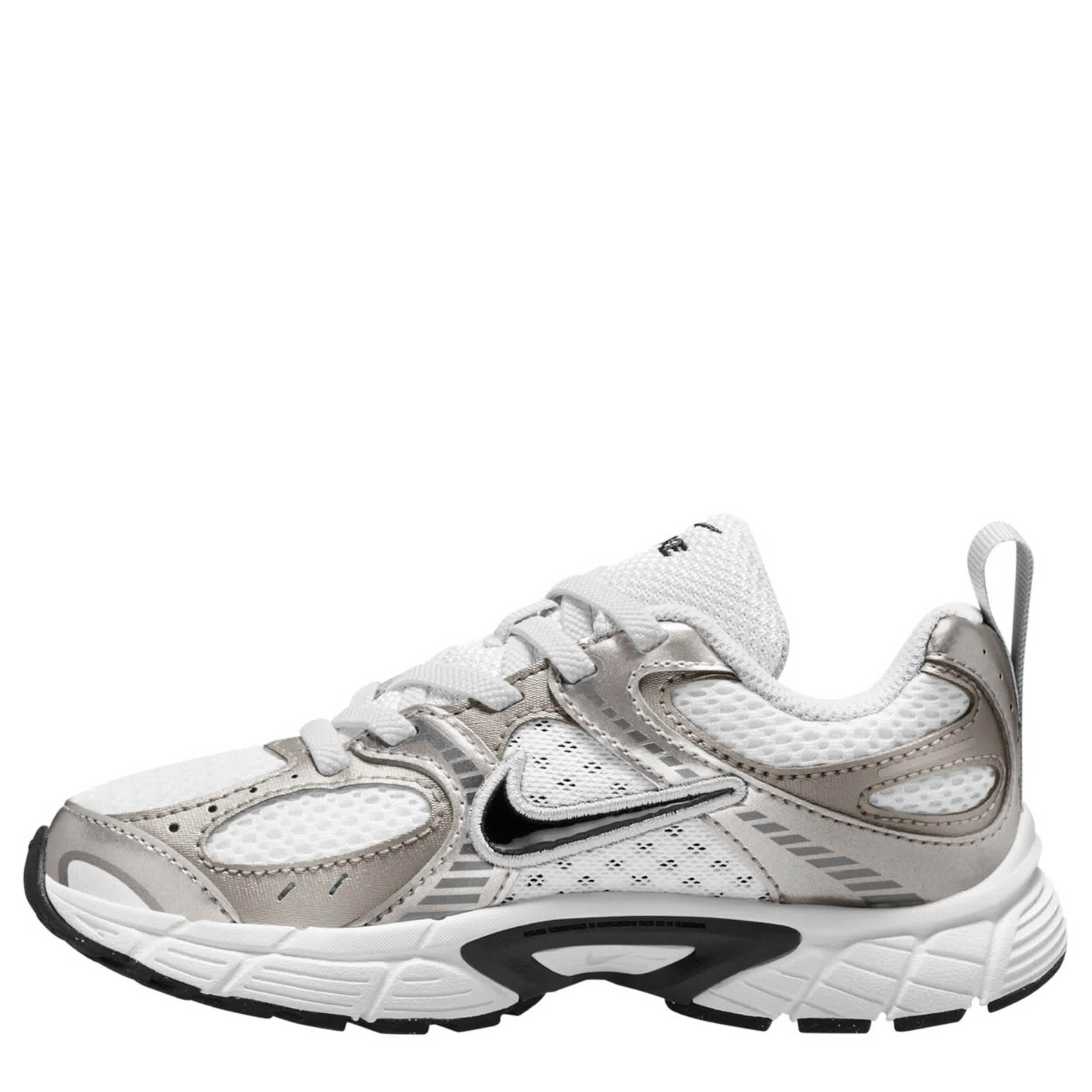 NIKE GIRLS LITTLE KID V5 RNR SNEAKER - WHITE