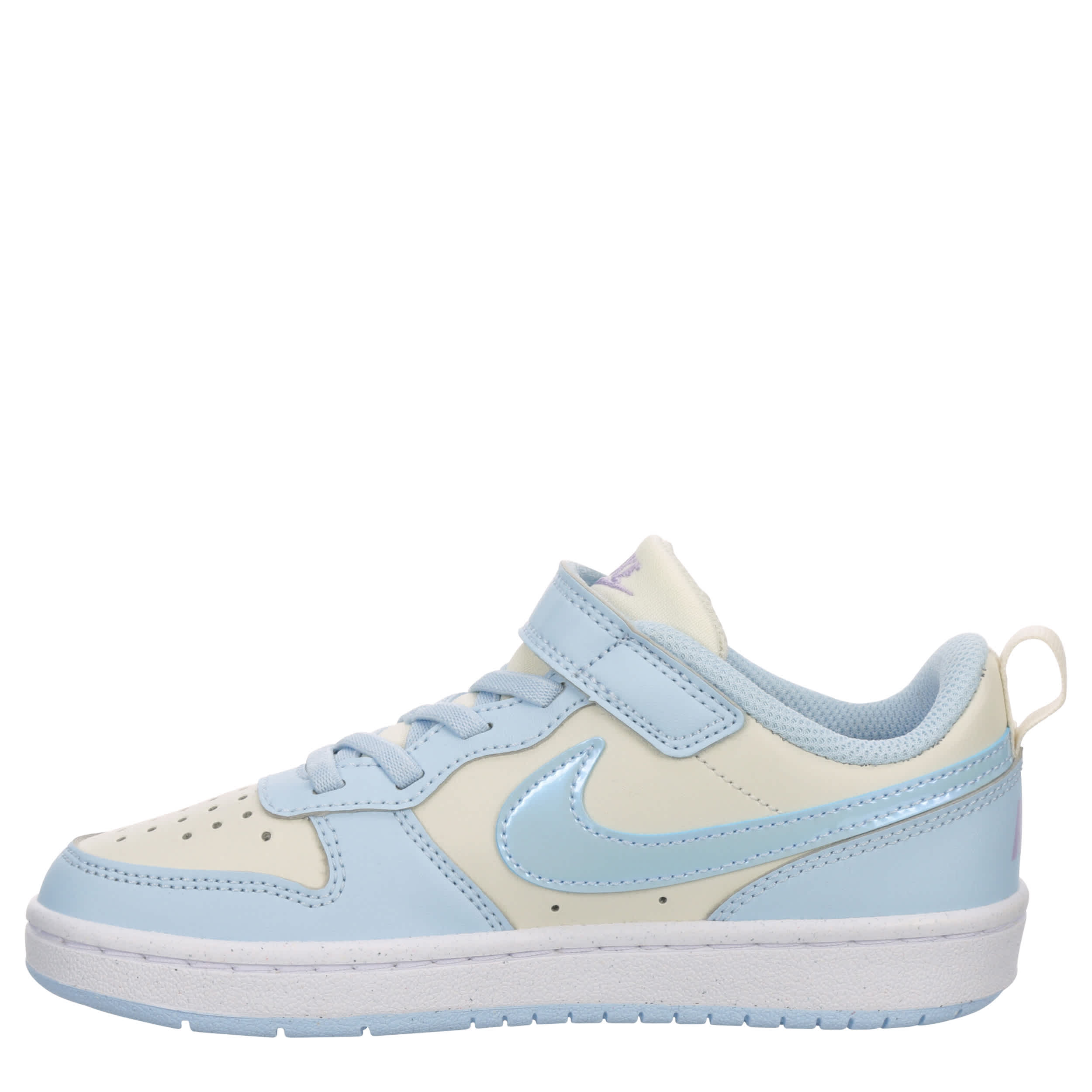 NIKE GIRLS LITTLE KID COURT BOROUGH LOW RECRAFT SNEAKER - WHITE