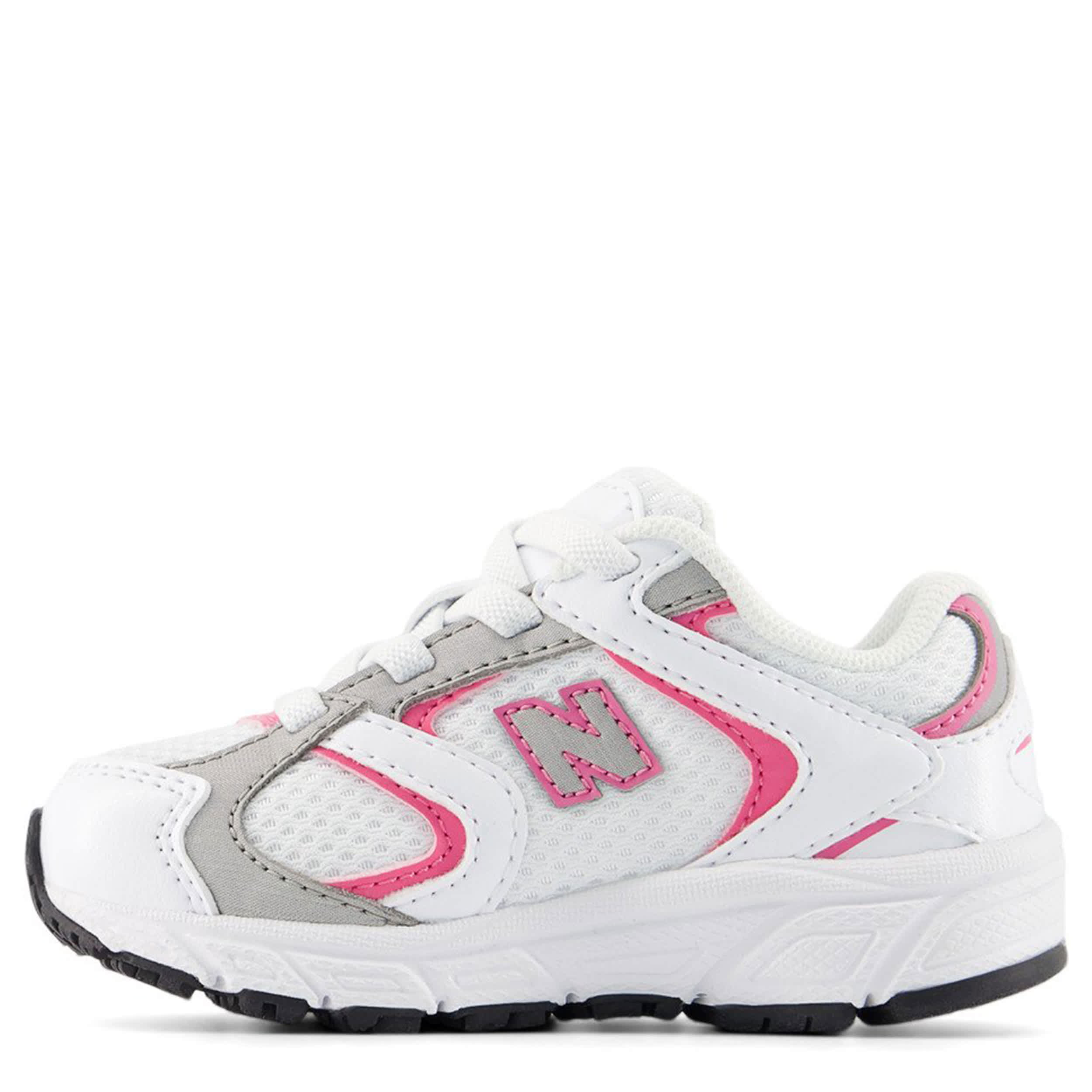 NEW BALANCE GIRLS INFANT-TODDLER 408 SNEAKER - WHITE