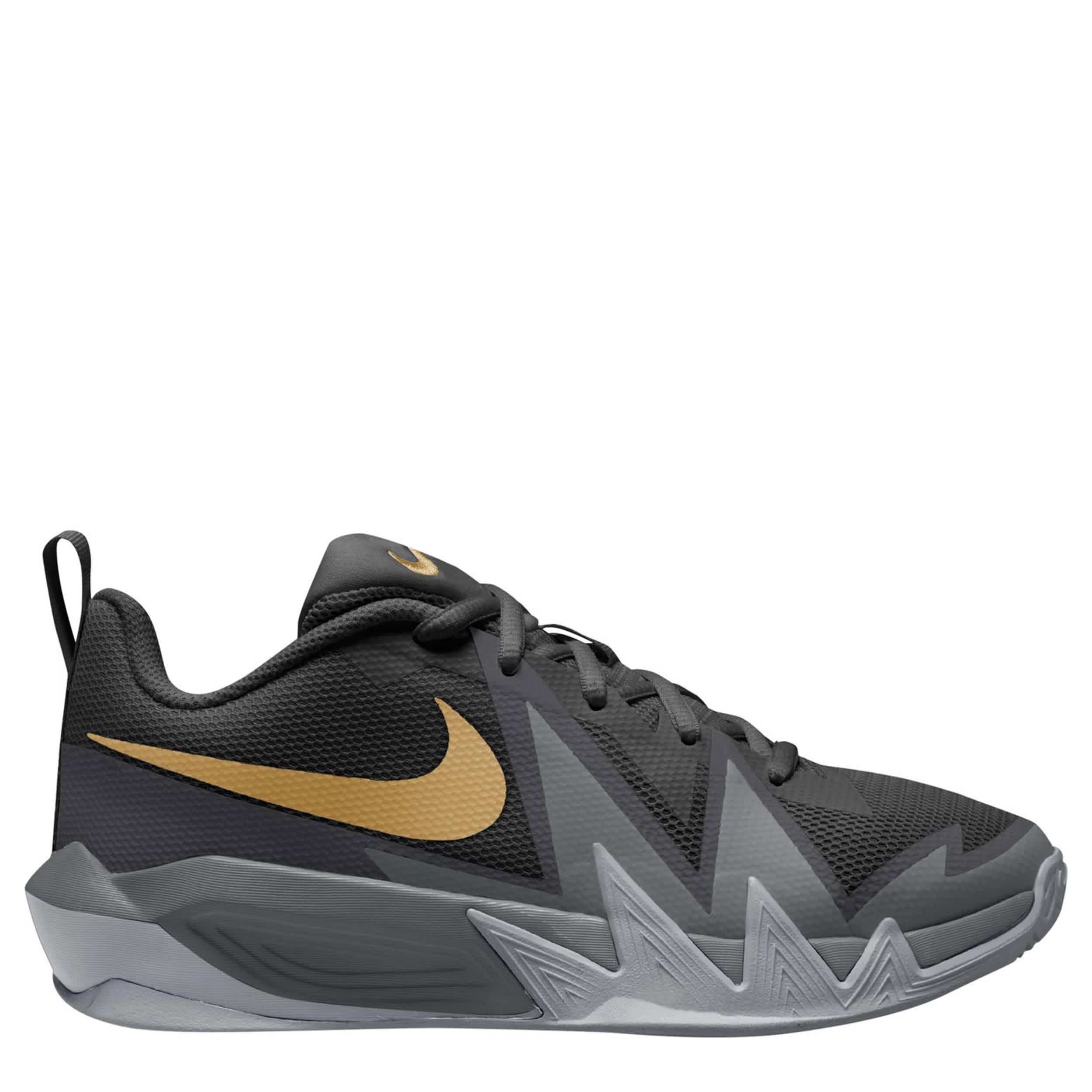 NIKE-BOYS BIG KID ST DYNAMITE SNEAKER-BLACK & GOLD