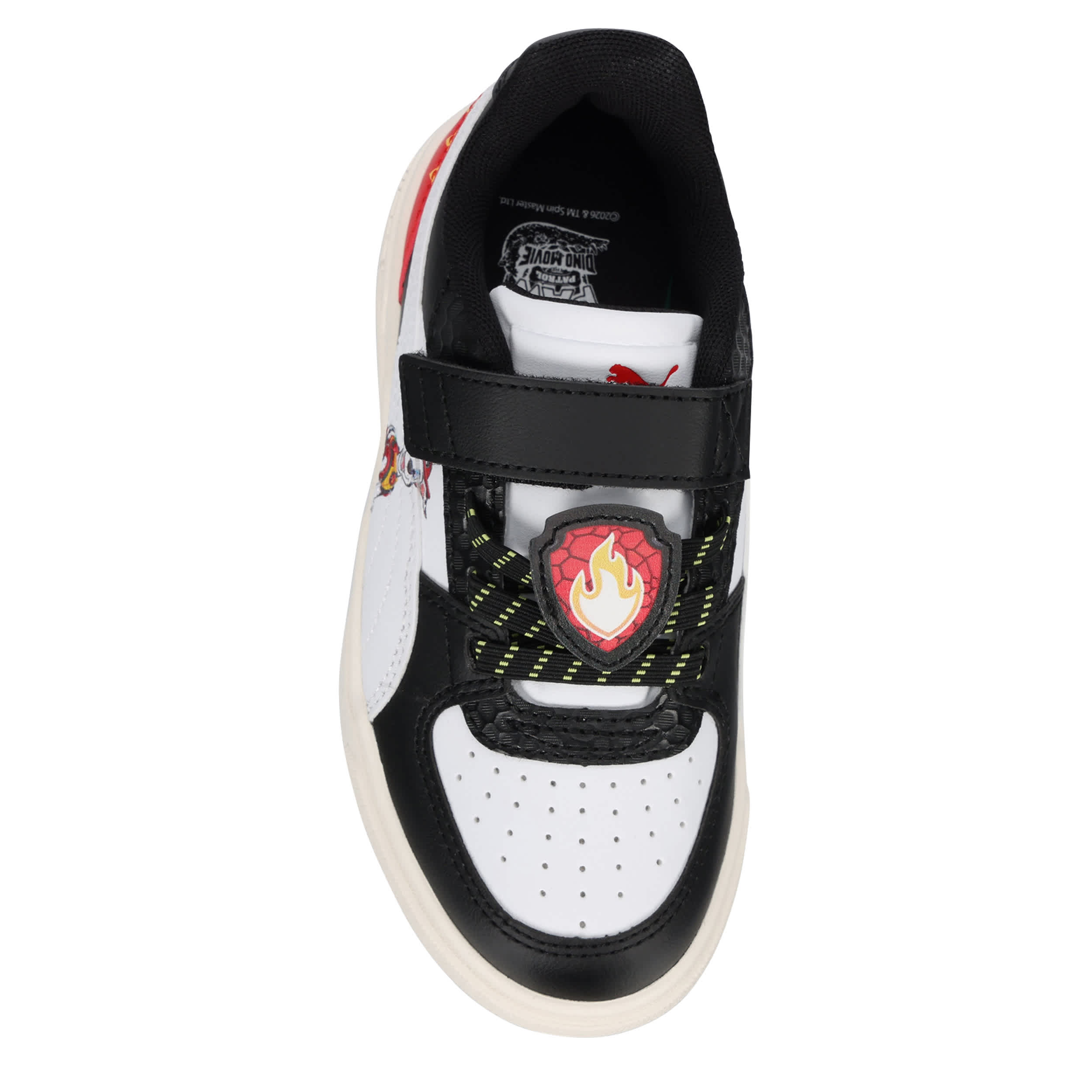 PUMA-BOYS LITTLE KID  PAW PATROL CAVEN 3.0 SNEAKER-WHITE & BLACK
