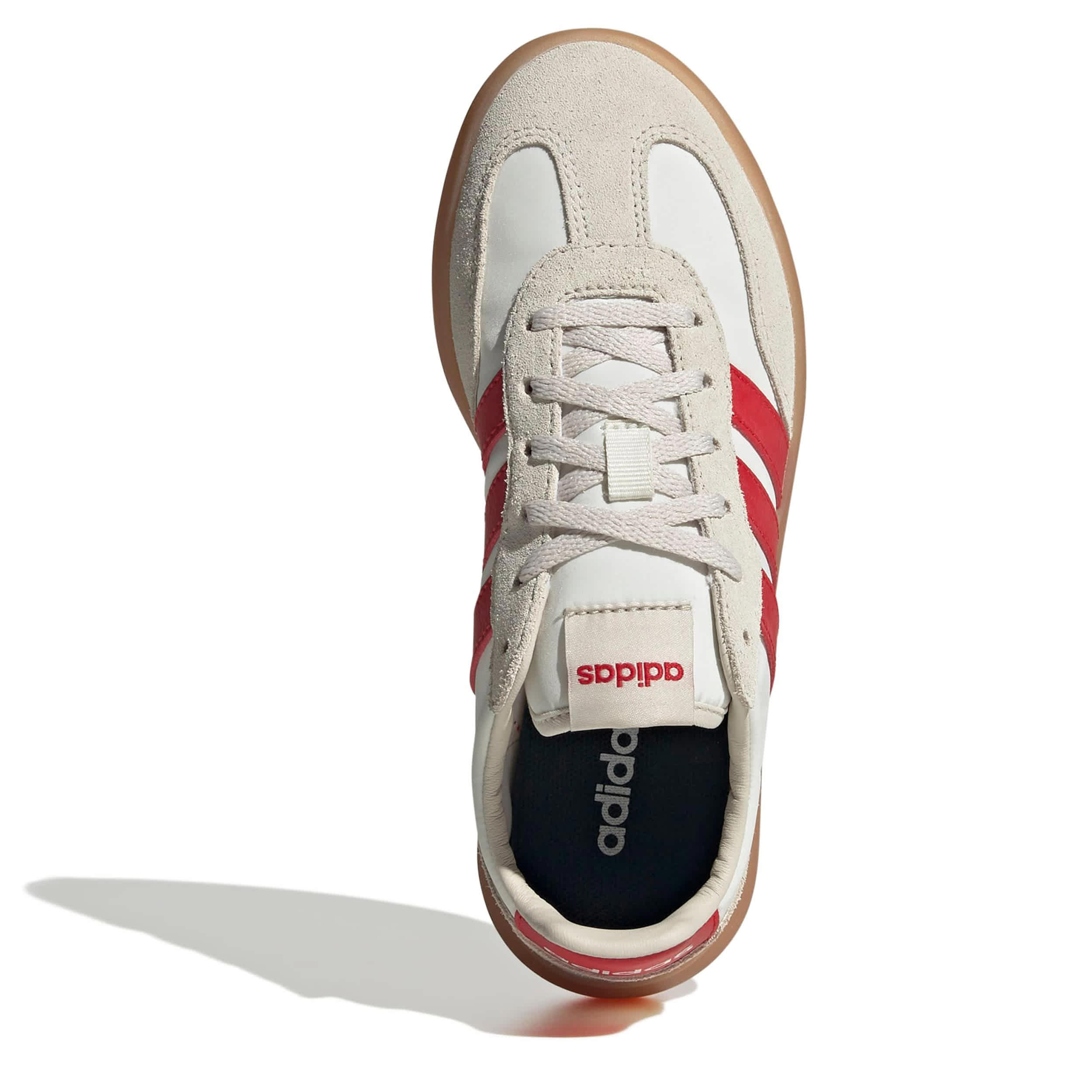 ADIDAS-BOYS BIG KID BARREDA DECODE SNEAKER-WHITE & RED