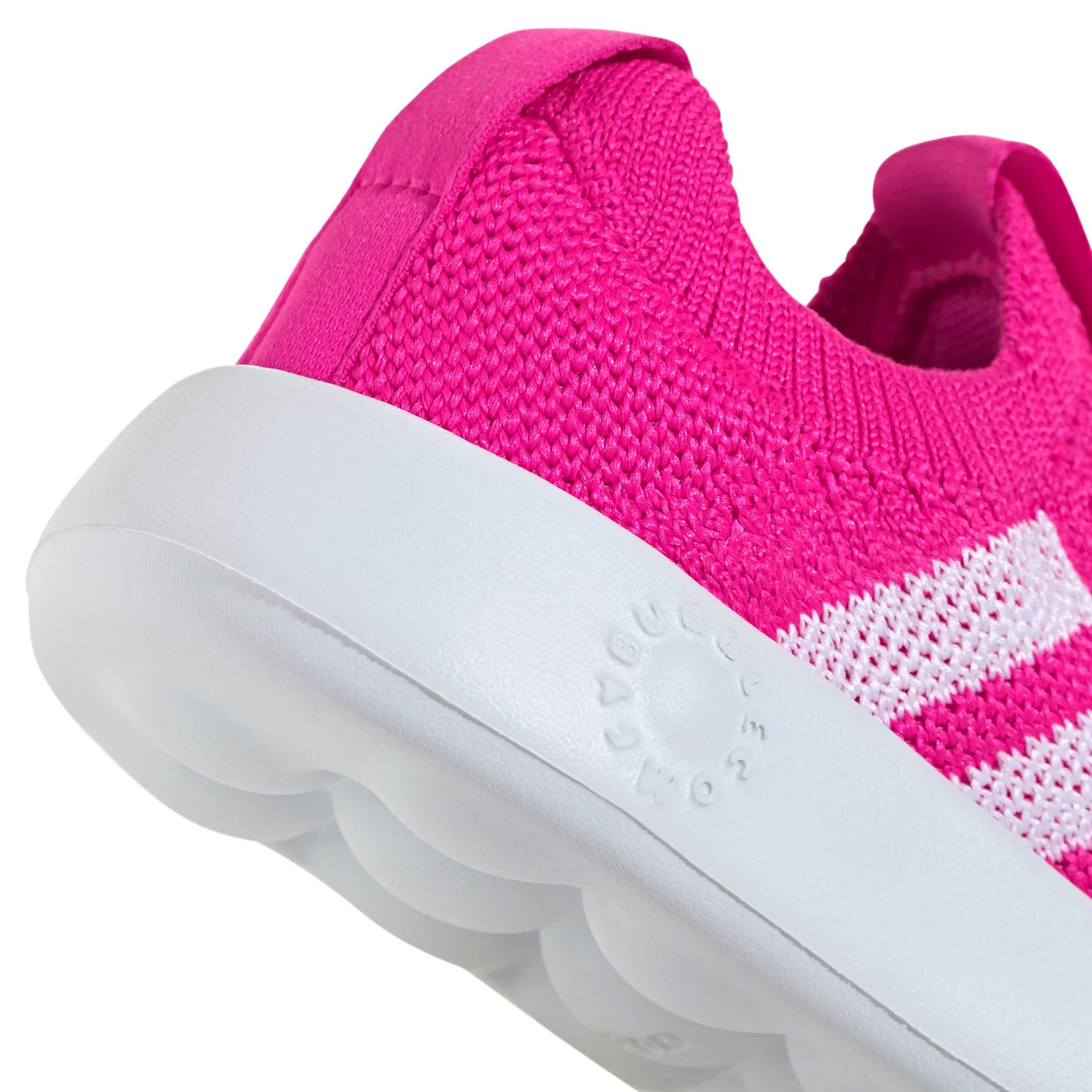 ADIDAS-GIRLS TODDLER BUBBLECOMFY SNEAKER-PINK & WHITE