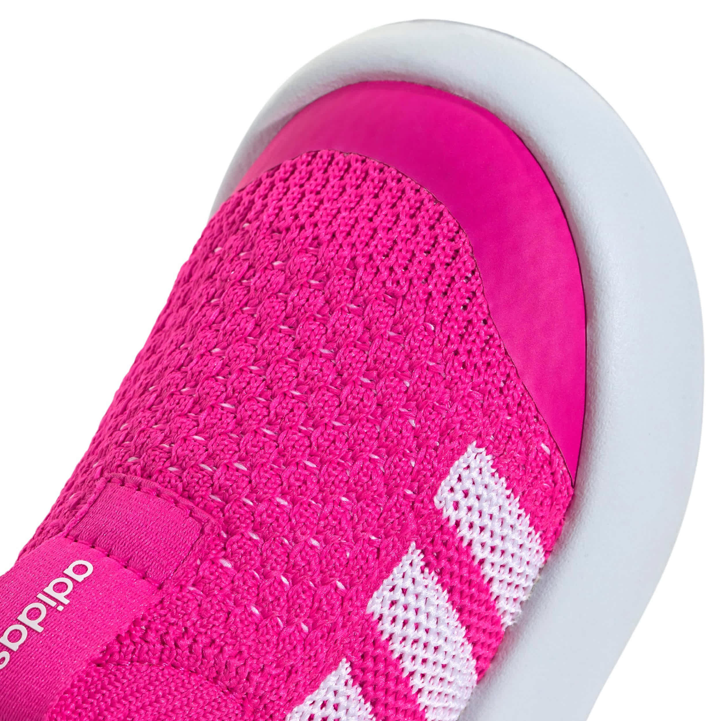 ADIDAS-GIRLS TODDLER BUBBLECOMFY SNEAKER-PINK & WHITE