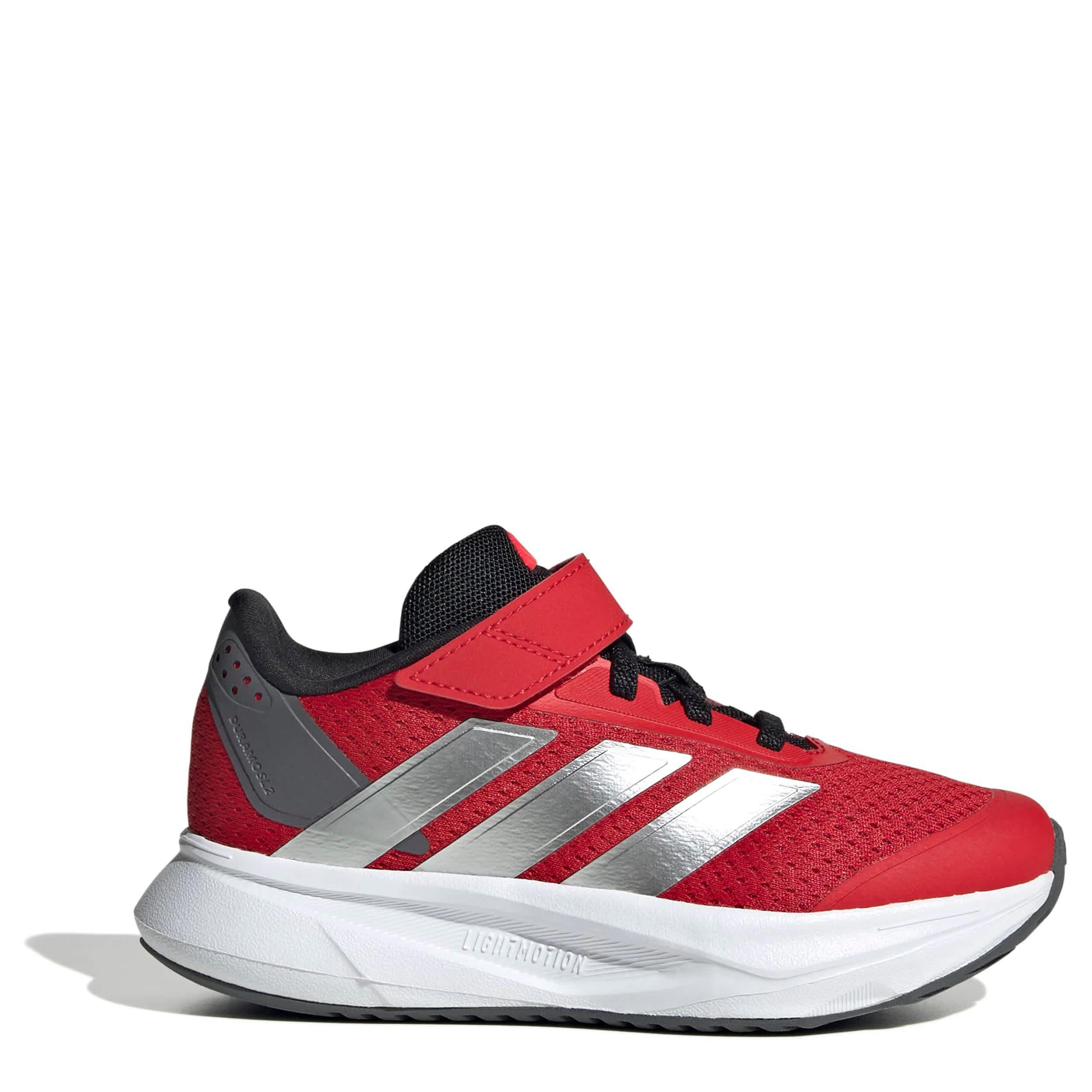 ADIDAS-BOYS LITTLE KID DURAMO SL2 SNEAKER-RED & GREY